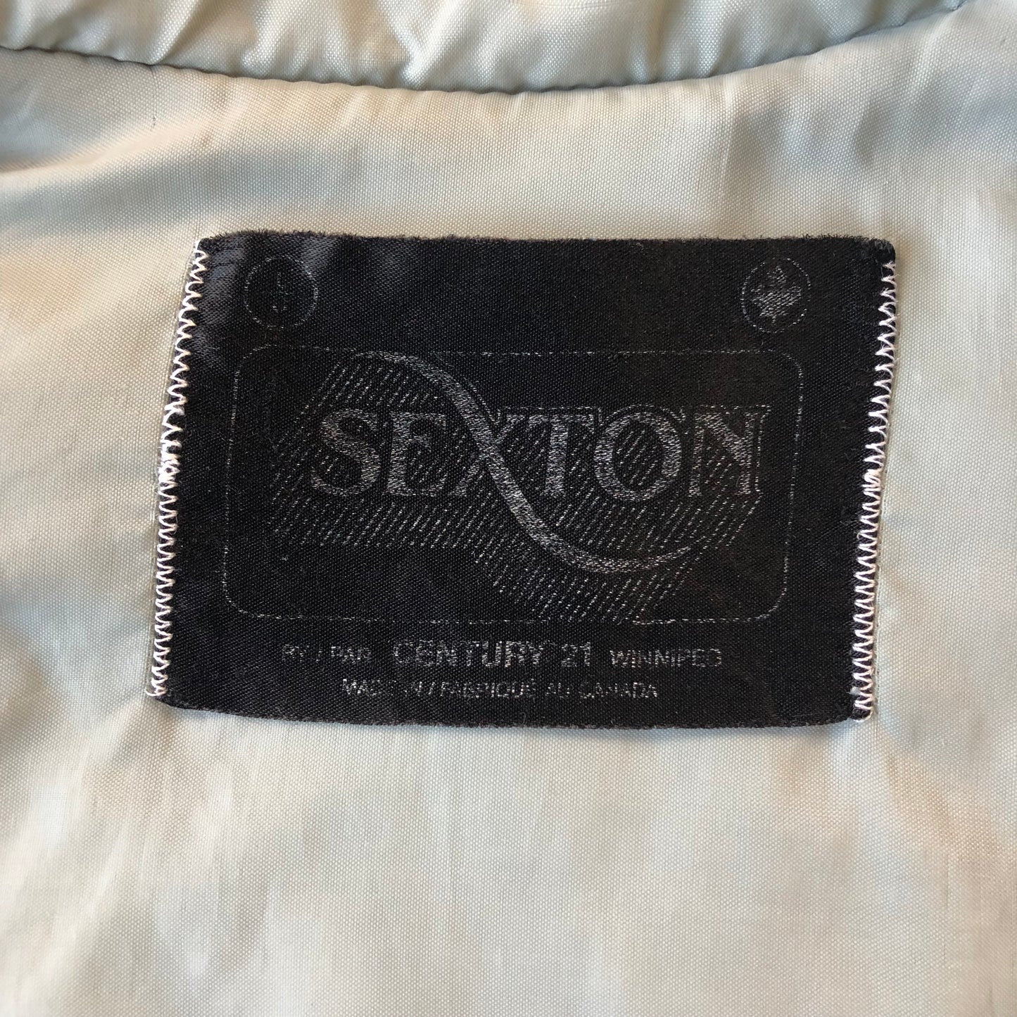 Vintage Two Tone Down Button Vest L