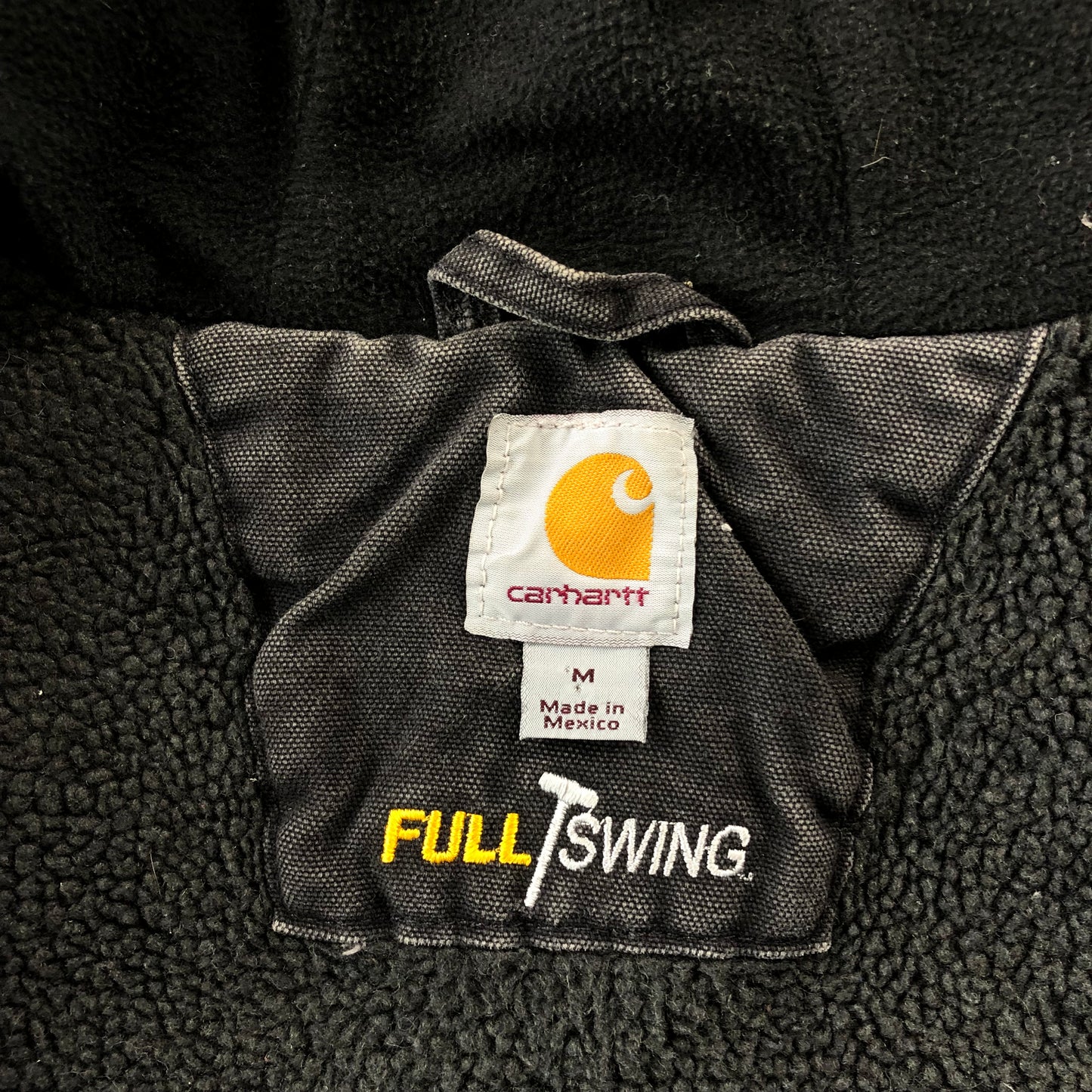 Vintage Carhartt J130 Zip Hooded Workwear Jacket M