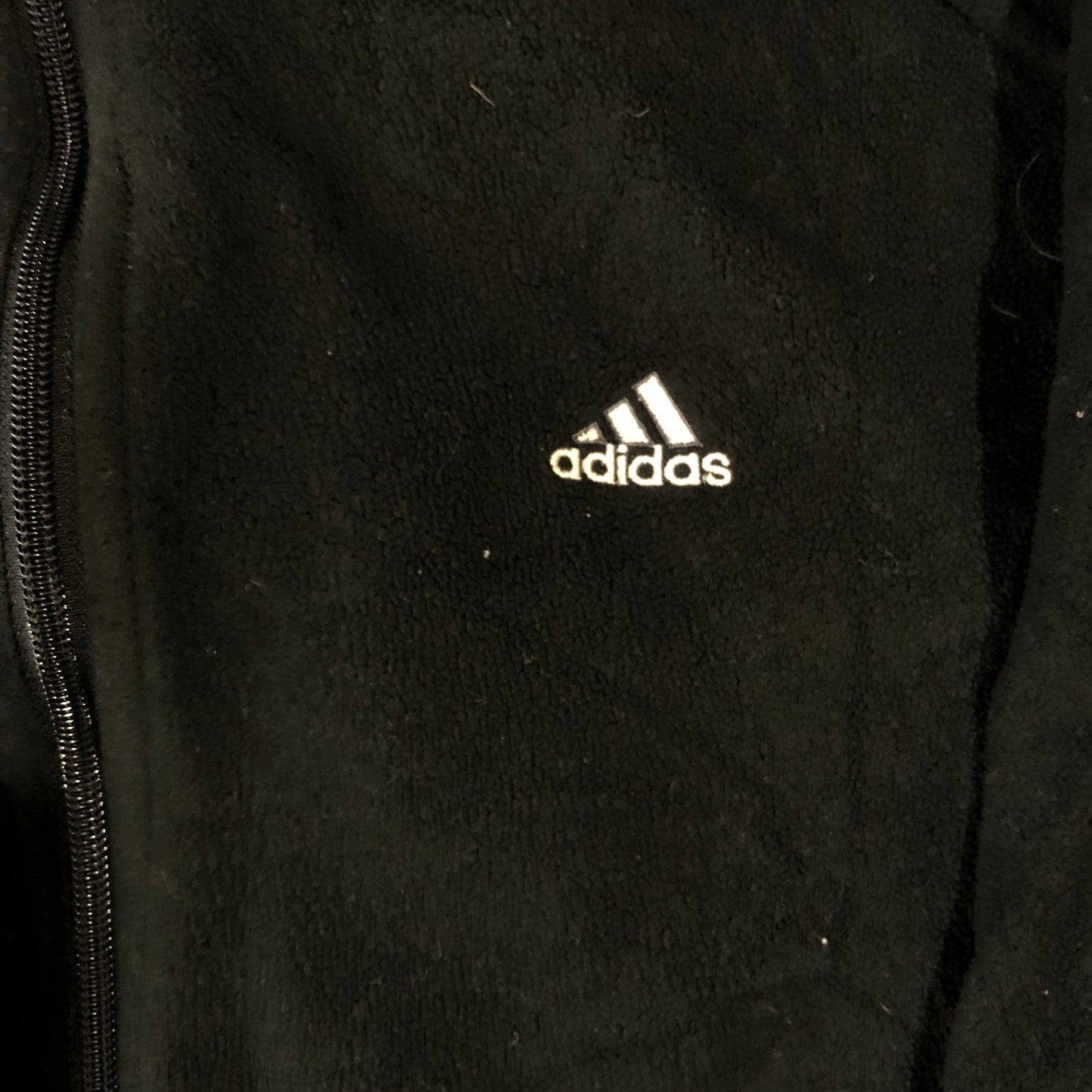 Adidas Retro Full Zip Fleece Sweatshirt L