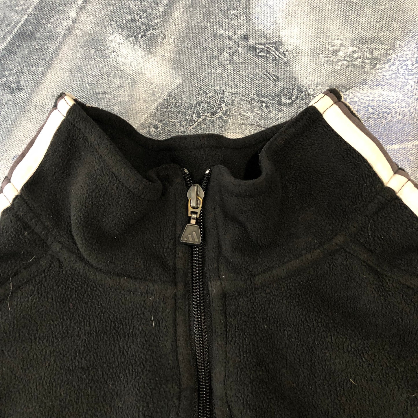 Adidas Retro Full Zip Fleece Sweatshirt L
