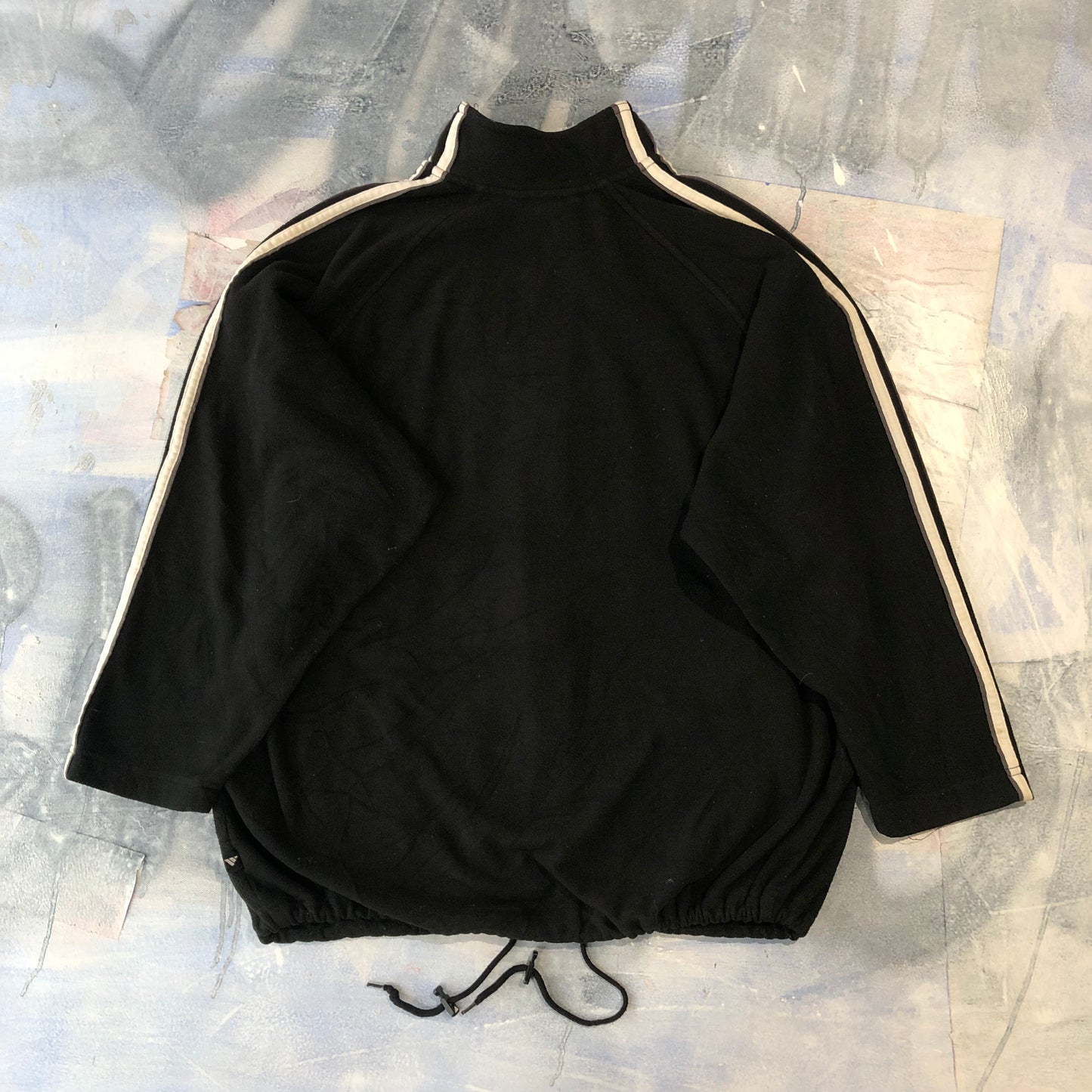 Adidas Retro Full Zip Fleece Sweatshirt L