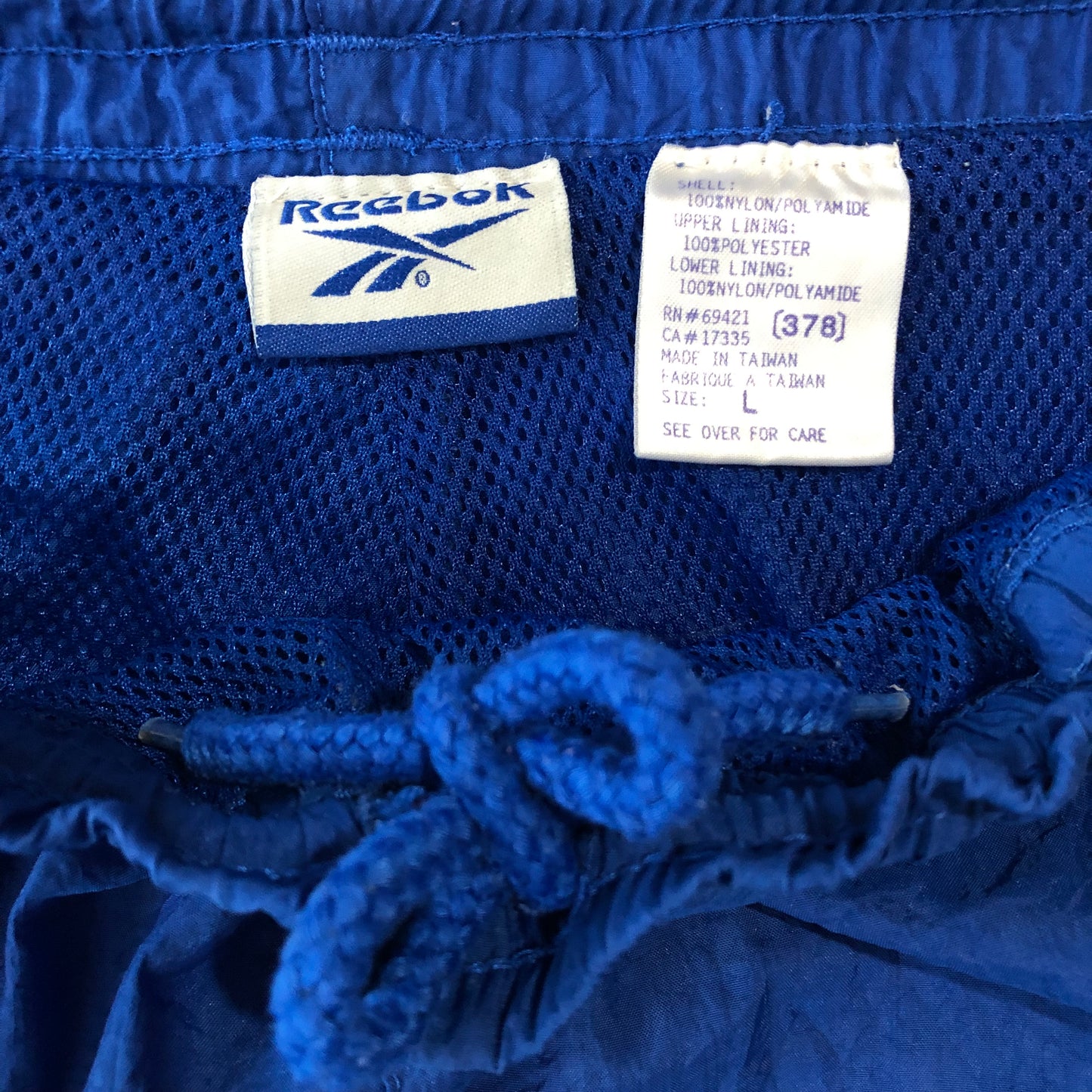 Reebok Retro Embroided Track Pant L