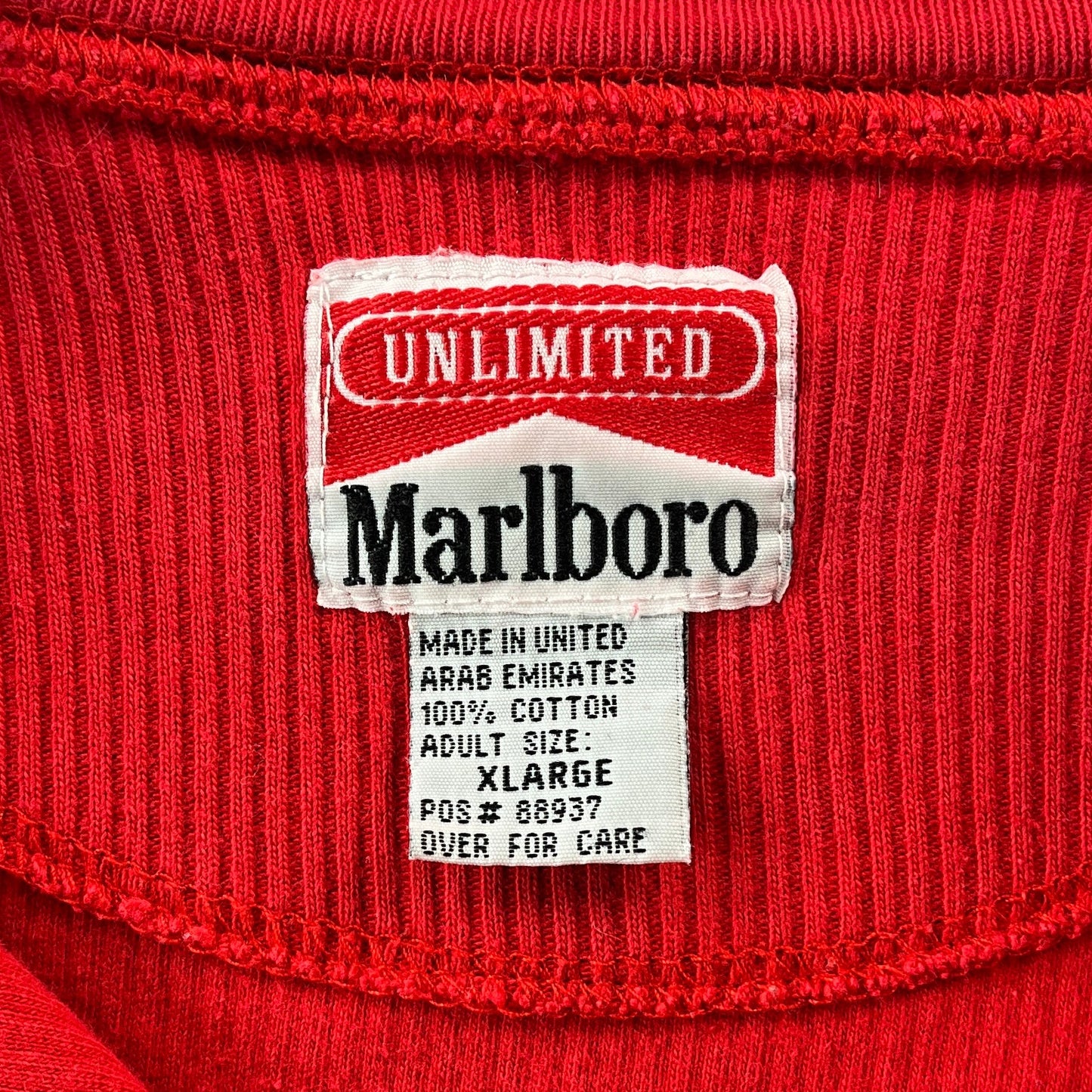 Malboro Unlimited Henley Long Sleeve Shirt XL