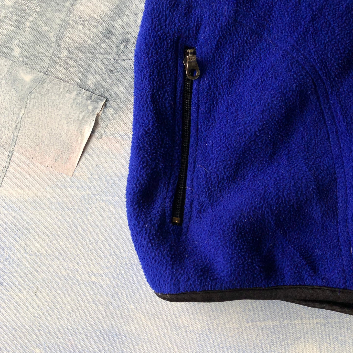 Champion Retro Full Zip Vest Fleece Sweatshirt XXL