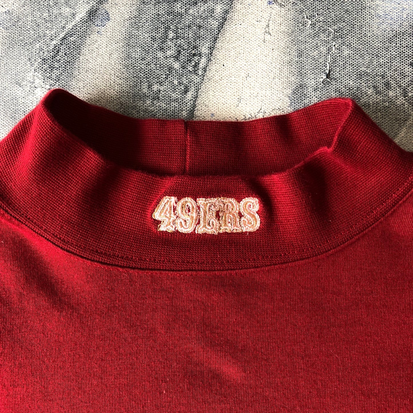Starter San Francisco 49ers Mock Neck Long Sleeve Shirt L