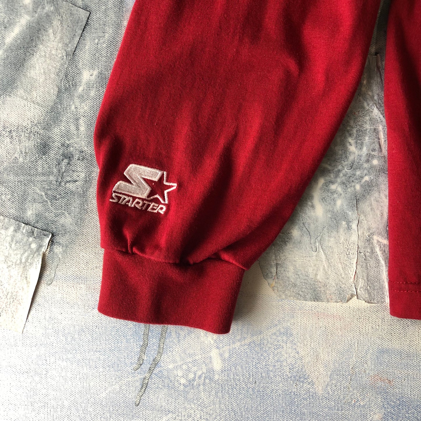 Starter San Francisco 49ers Mock Neck Long Sleeve Shirt L