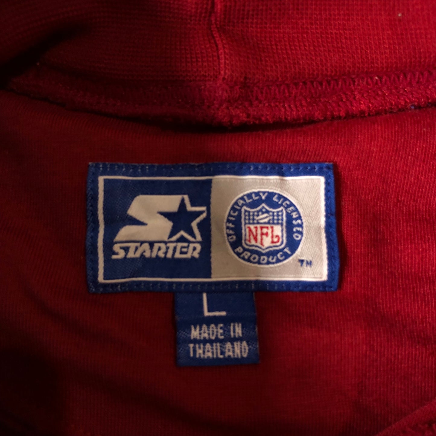 Starter San Francisco 49ers Mock Neck Long Sleeve Shirt L