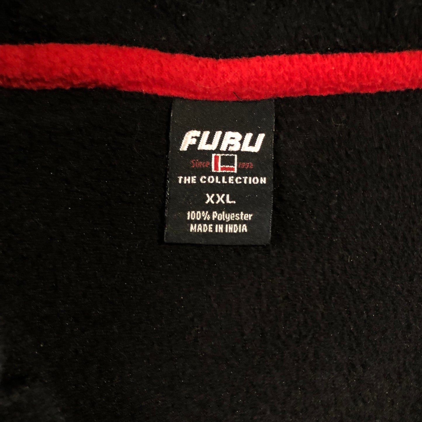 Vintage Fubu Sport Quarter Zip Fleece Sweatshirt XXL