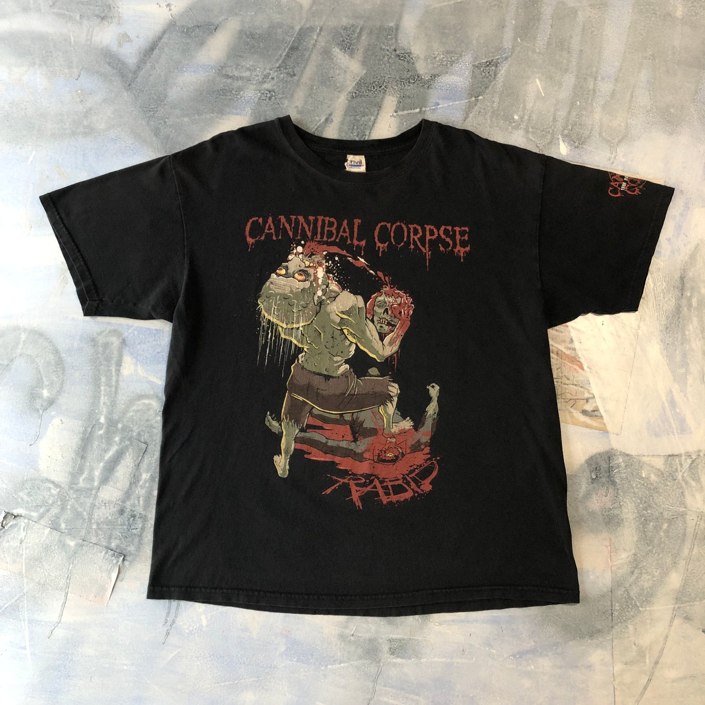Cannibal Corpse Rabid Death Metal 1988 to 2013 T Shirt XL