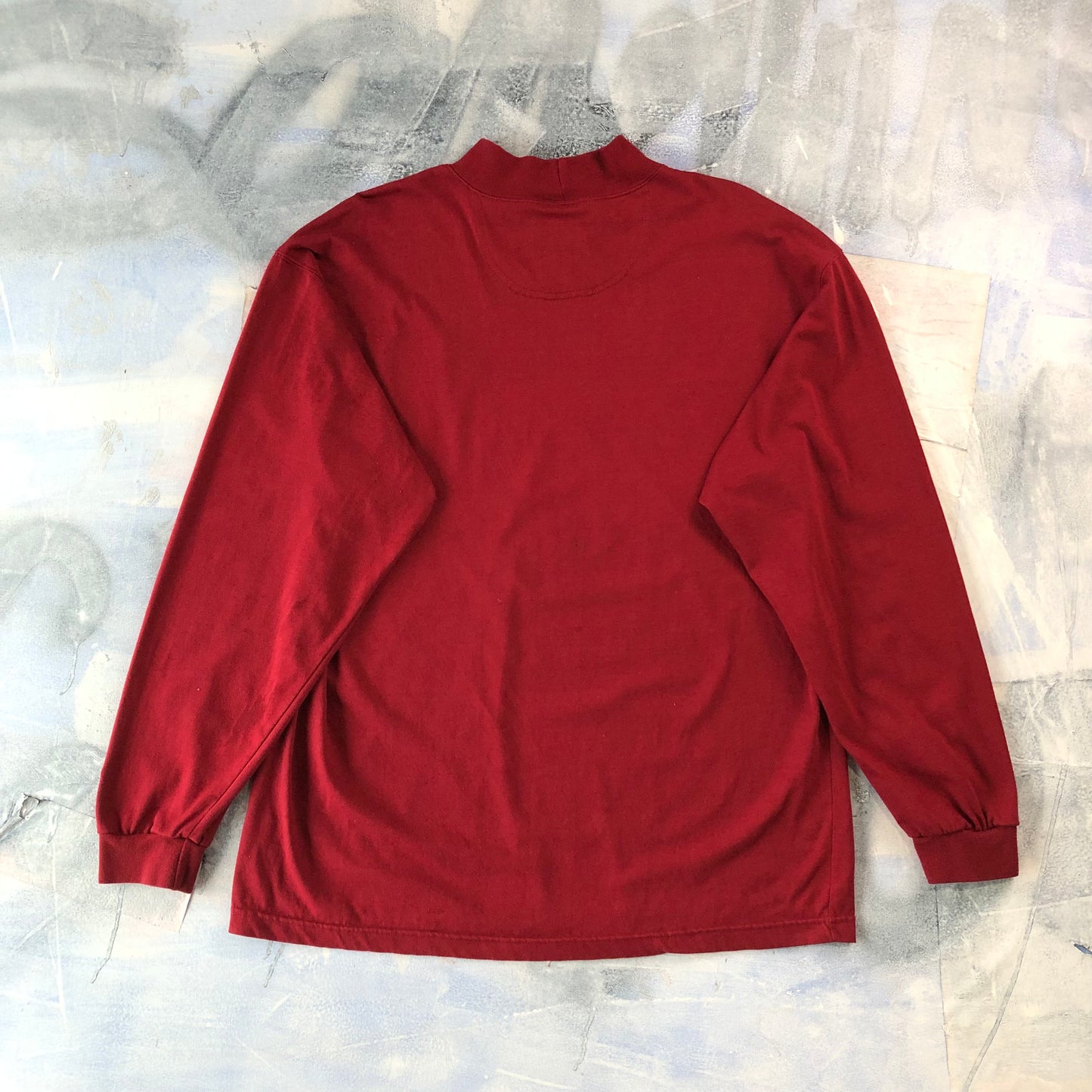 Starter San Francisco 49ers Mock Neck Long Sleeve Shirt L