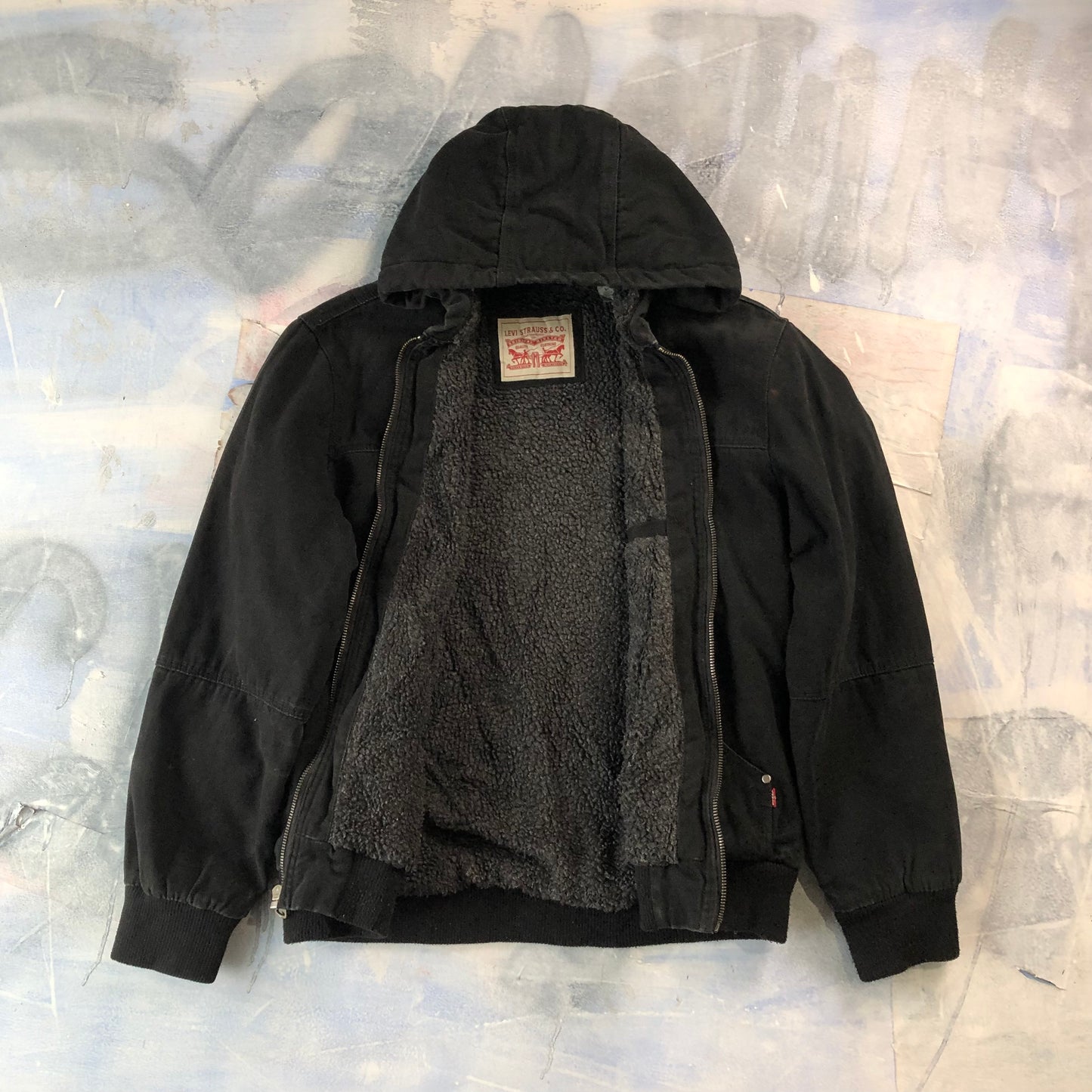 Levis Workwear Full Zip Hooded Jacket L