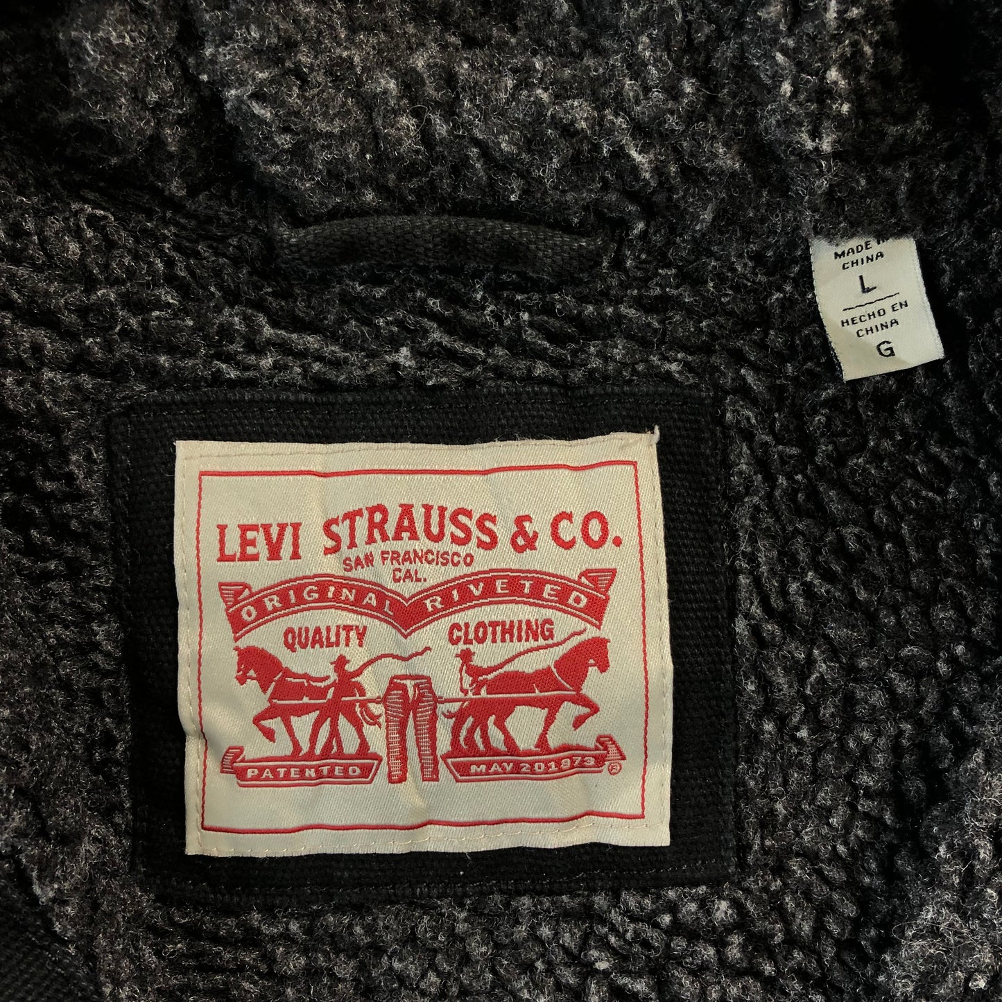 Levis Workwear Full Zip Hooded Jacket L