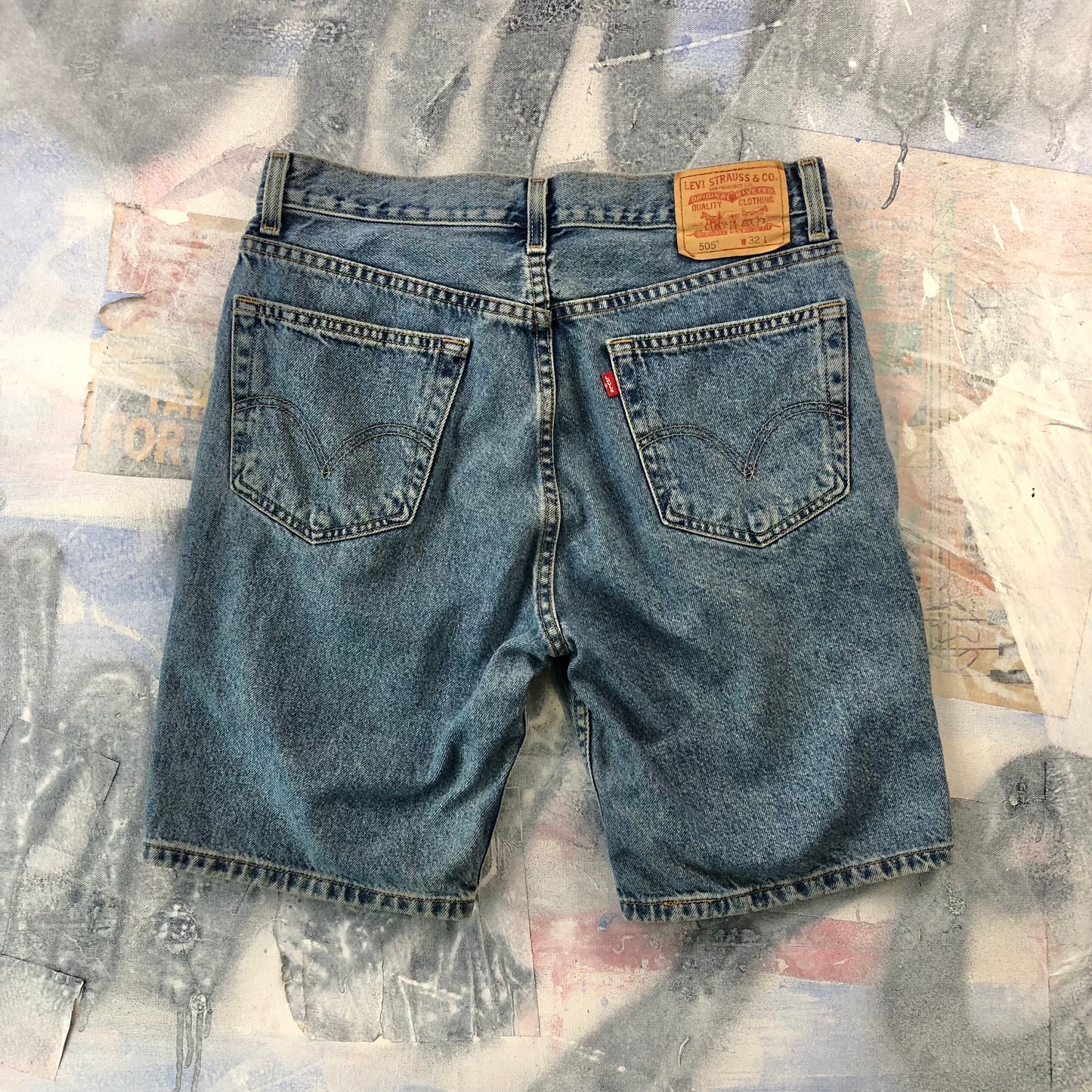 Levis 505 Regular Fit Denim Short W32