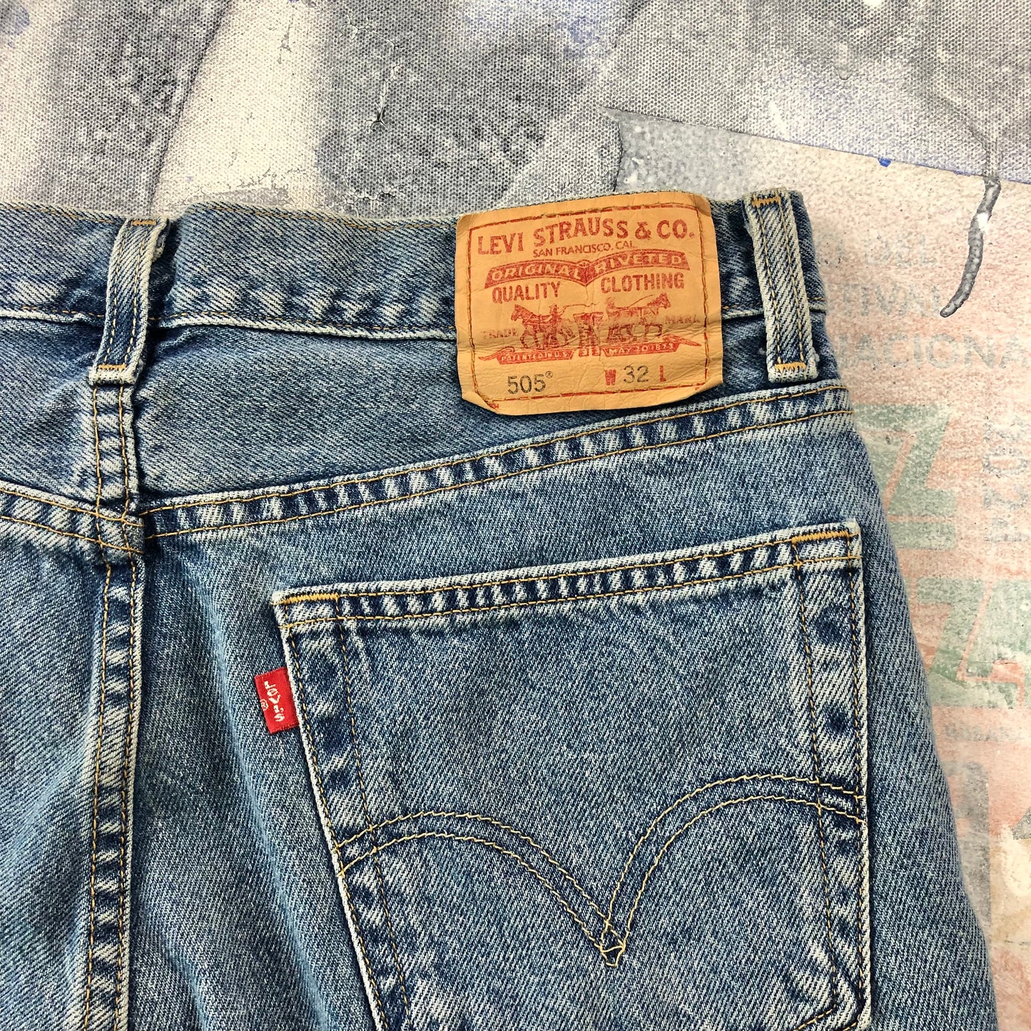 Levis 505 Regular Fit Denim Short W32