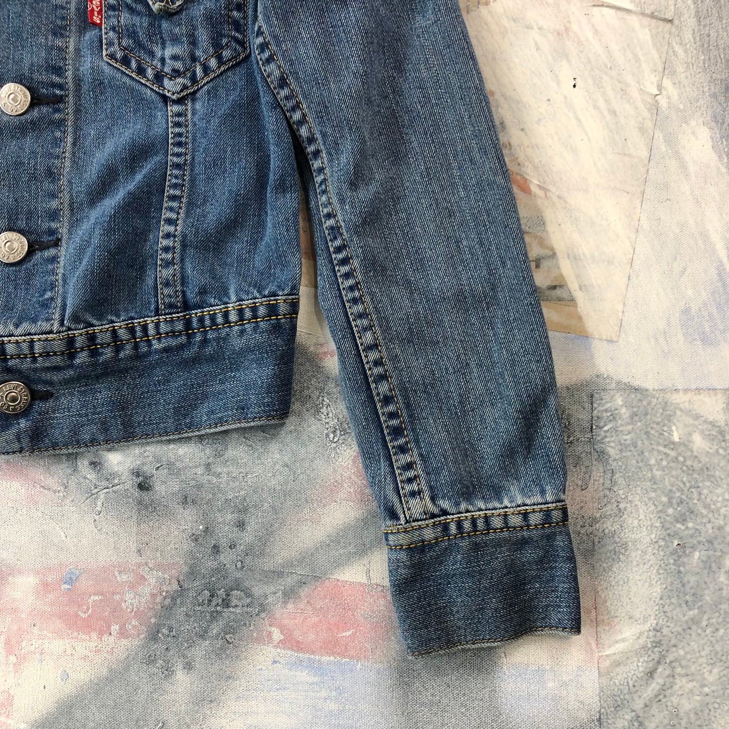 Levis Type 1 Button Denim Jacket S (Womens)
