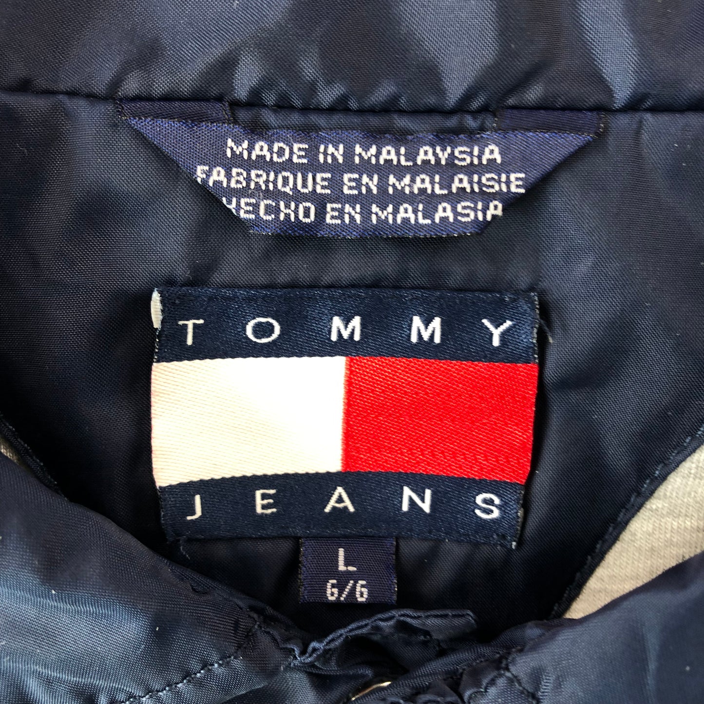 Vintage Tommy Jeans Blanket Lined Button Jacket L