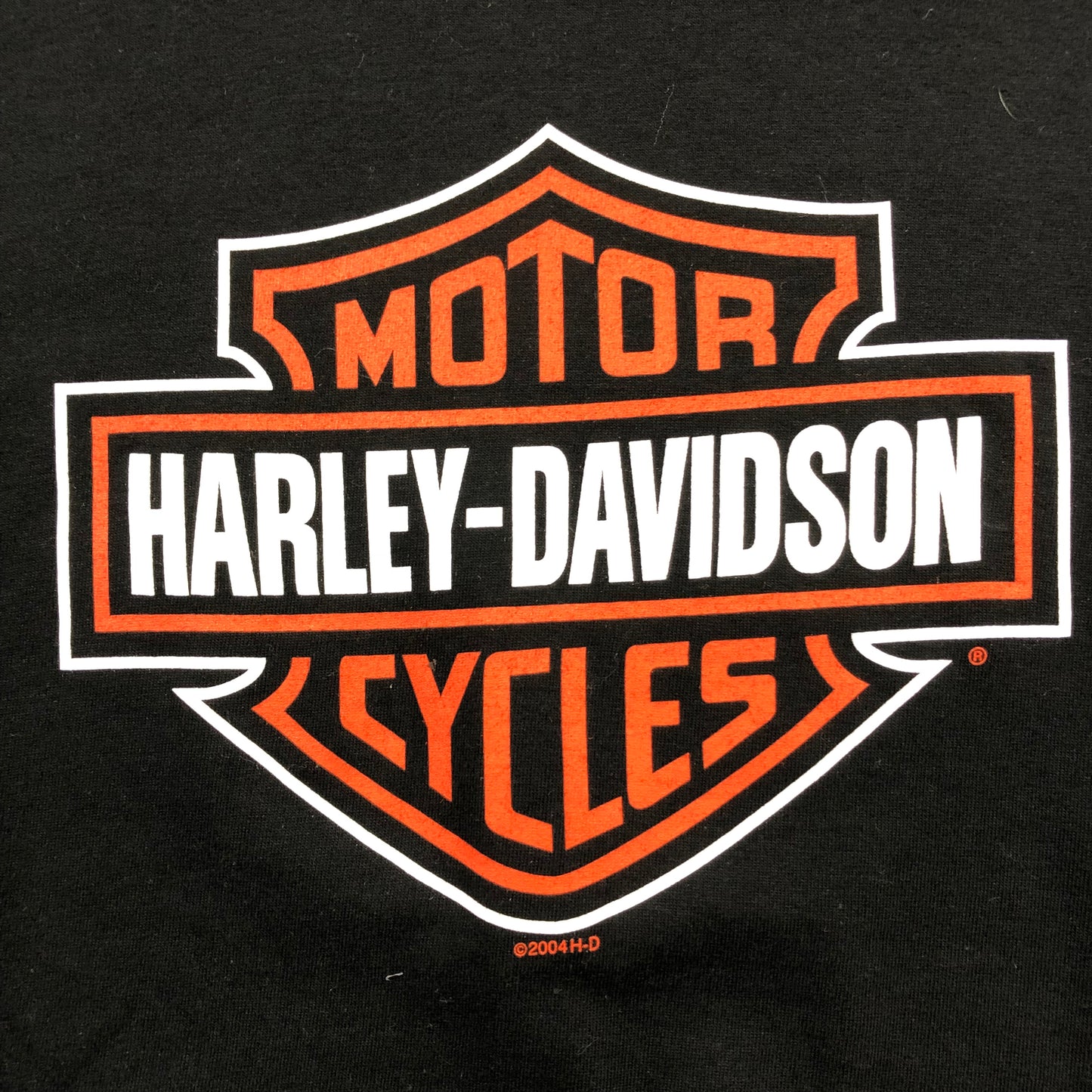 Harley Davidson Motorcycles 2004 Athens Retro USA T Shirt XL