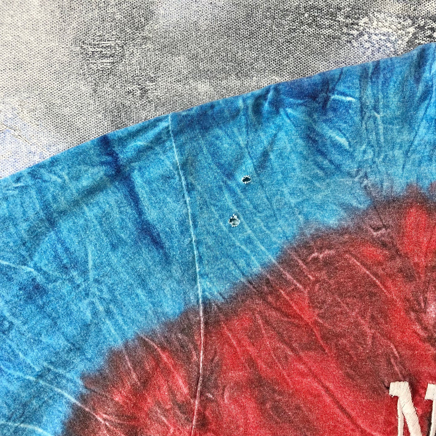 Vintage New Orleans Embroided Ty Dye T Shirt L