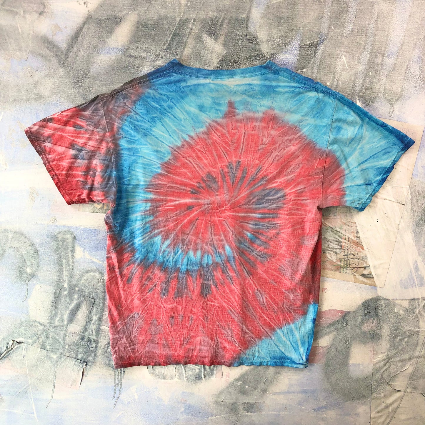 Vintage New Orleans Embroided Ty Dye T Shirt L
