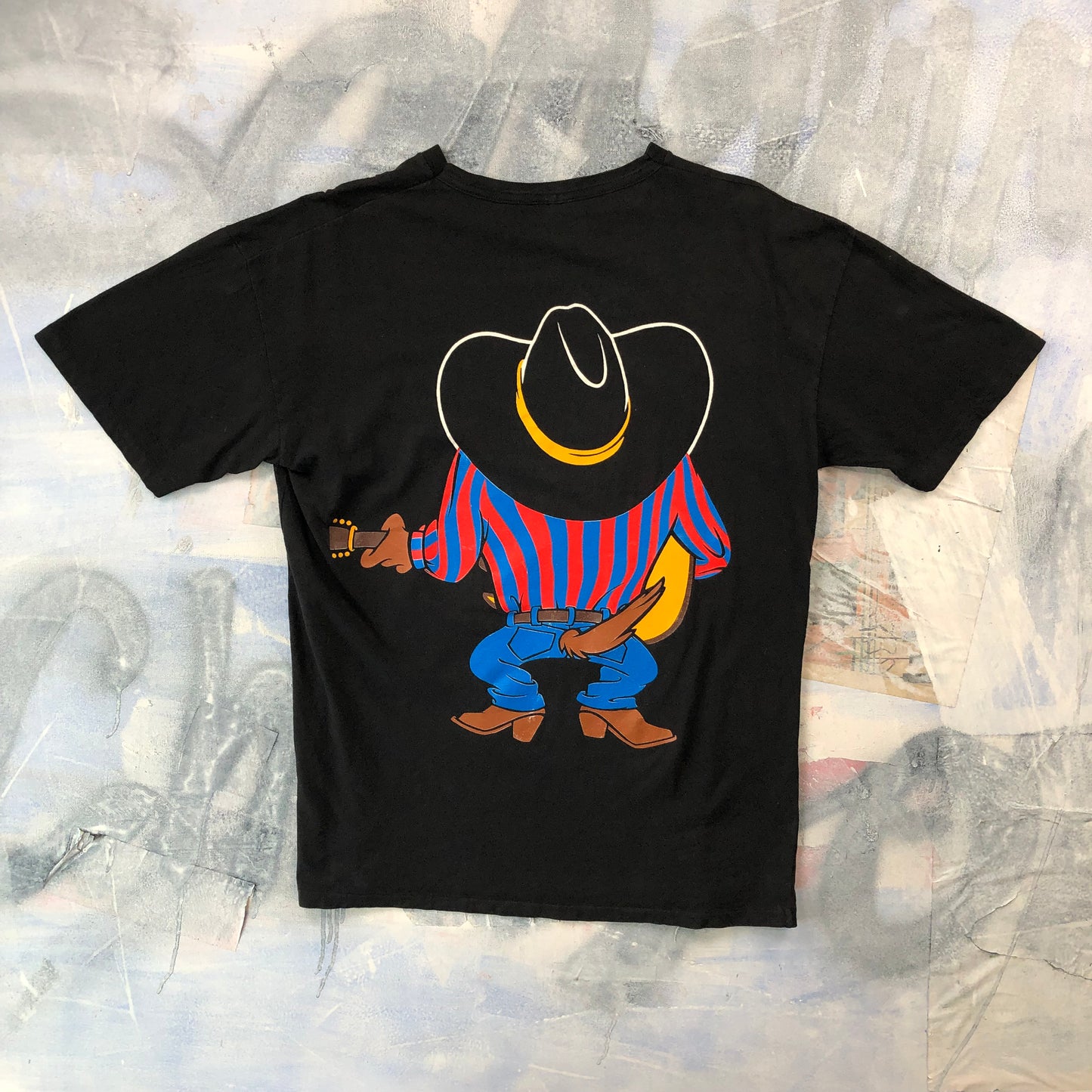 Vintage 90s Tasmanian Devil Taz Garth Brooks Novel Teez T Shirt L