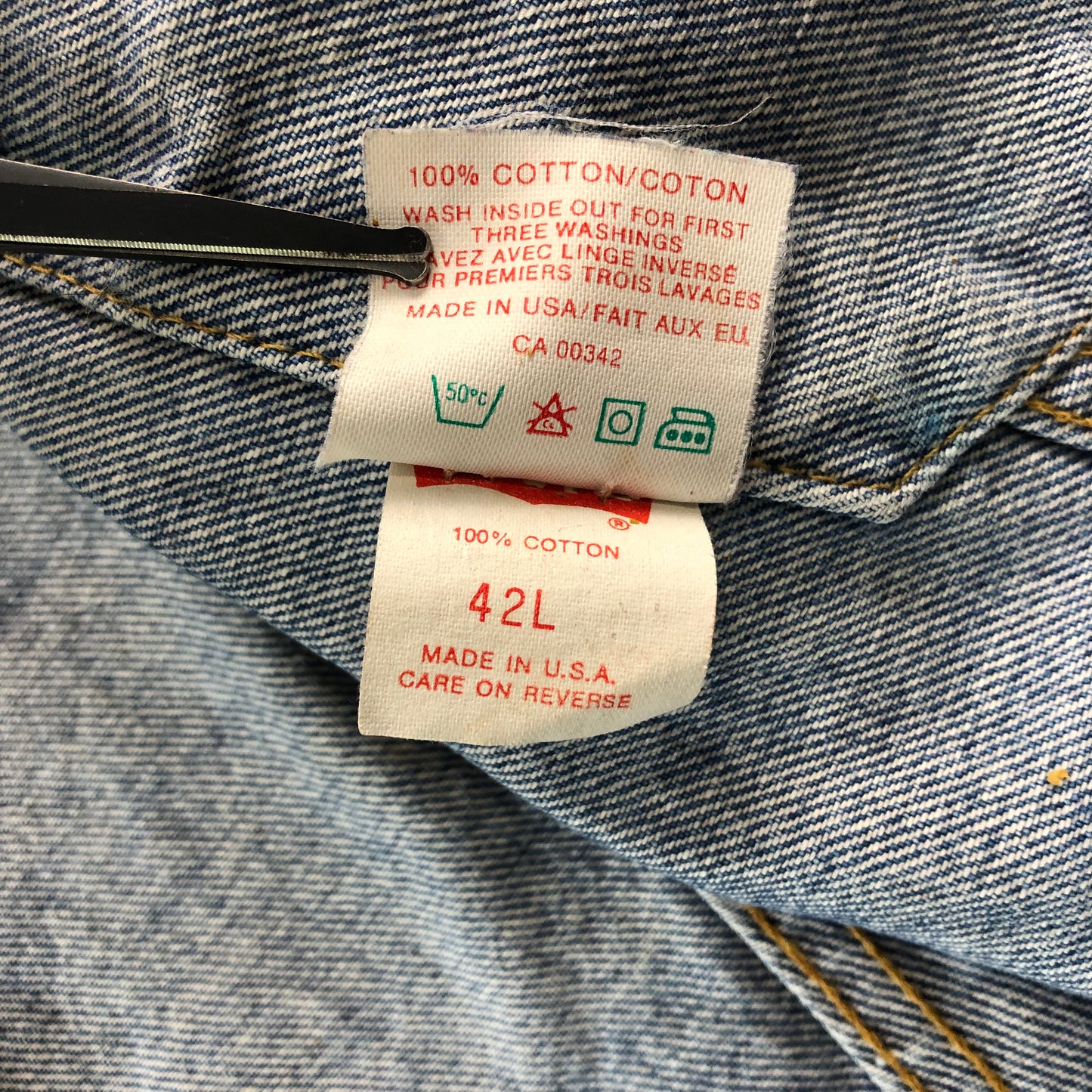 Vintage USA Levis Button Denim Jacket L