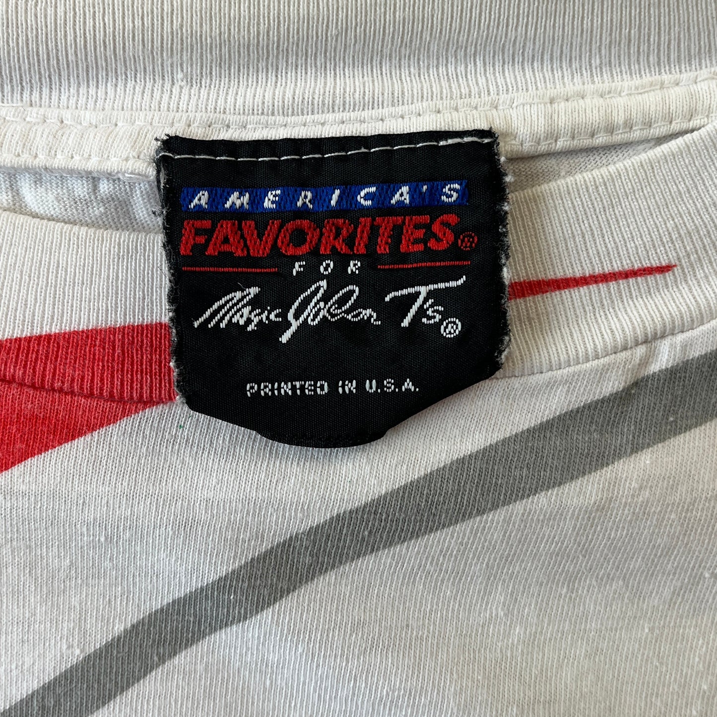 1994 Mexico World Cup Americas Favorites For Magic Johnson Ts T Shirt L