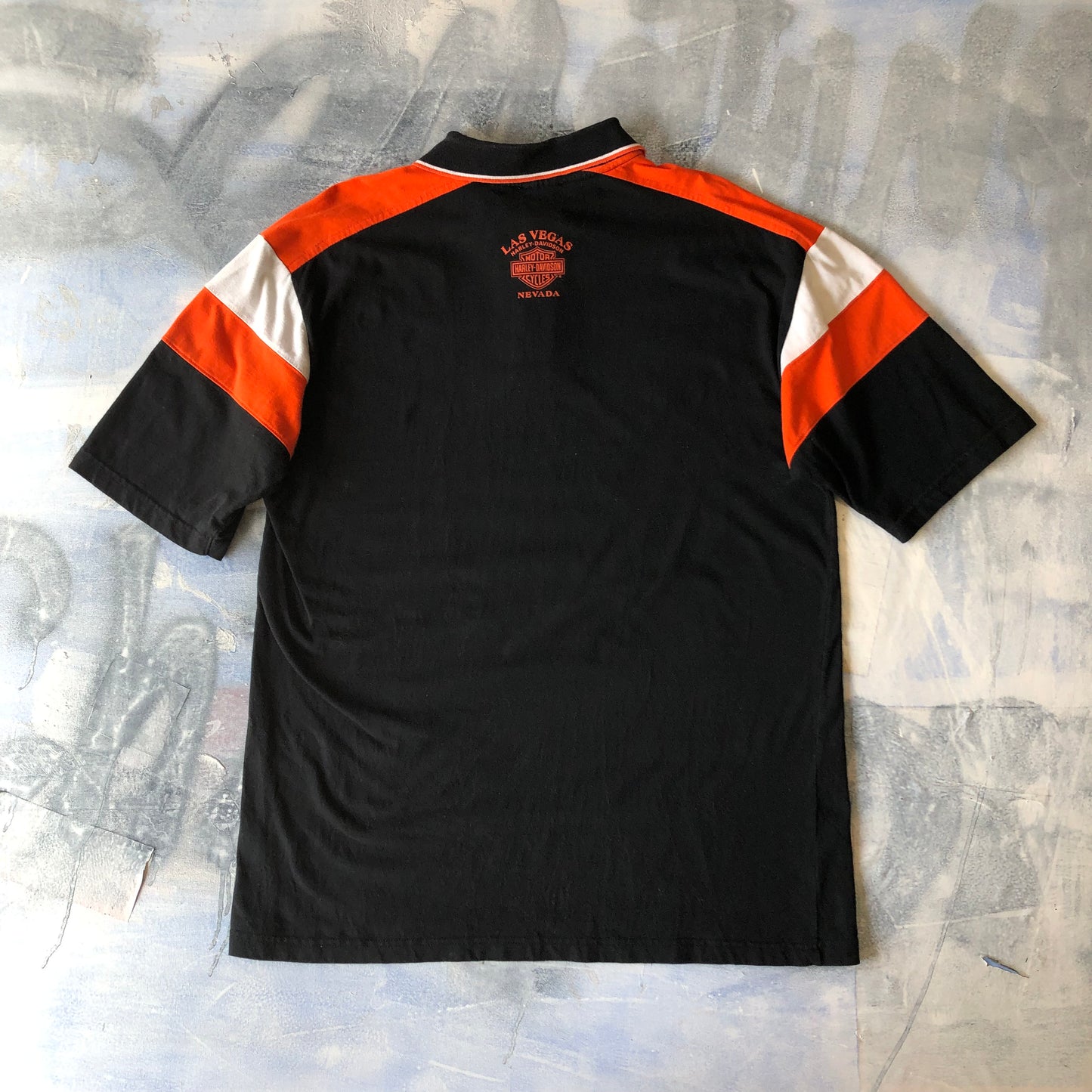 Harley Davidson Motorcycles Las Vegas Nevada Polo Shirt XL