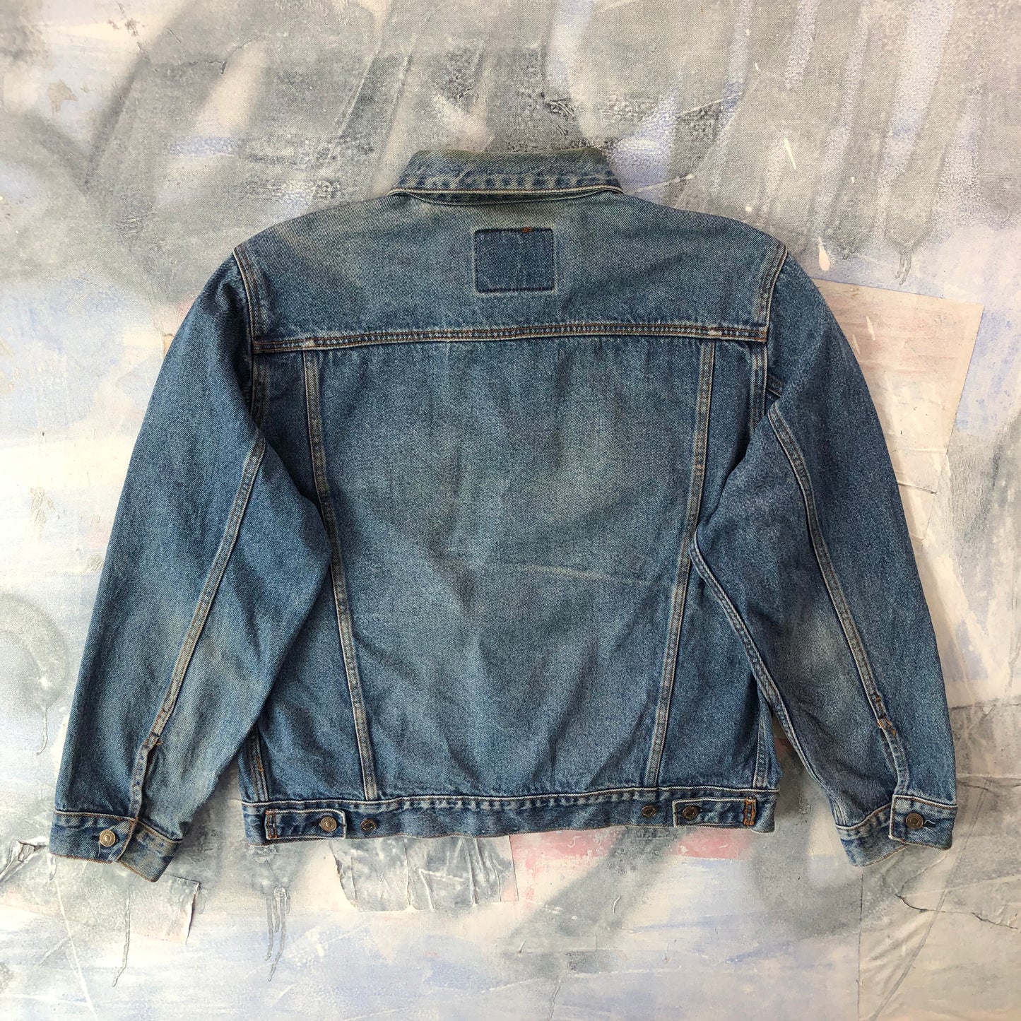Vintage Levis Orange Tag Denim Button Jacket L