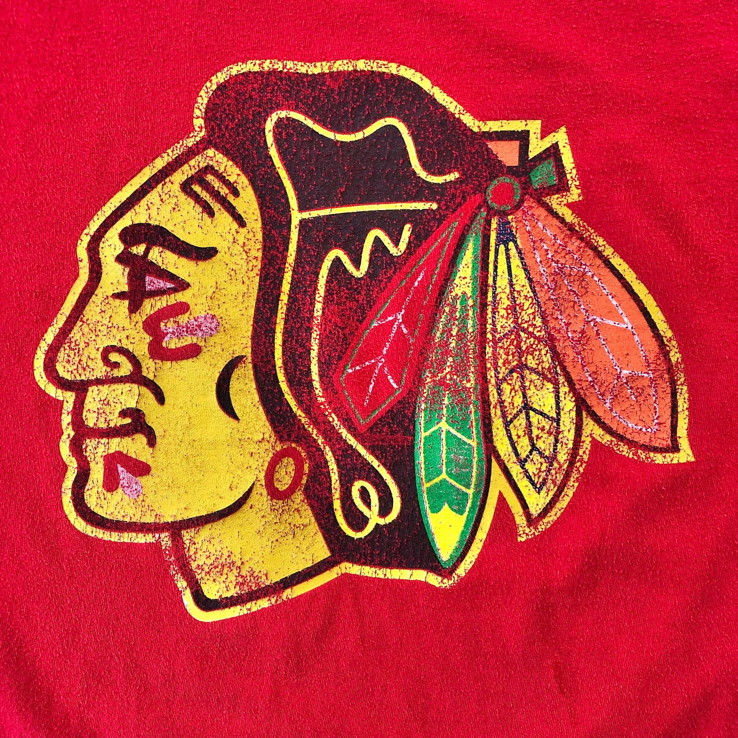 Vintage Old Time Hockey NHL Chicago Blackhawks Tony Esposito T Shirt L