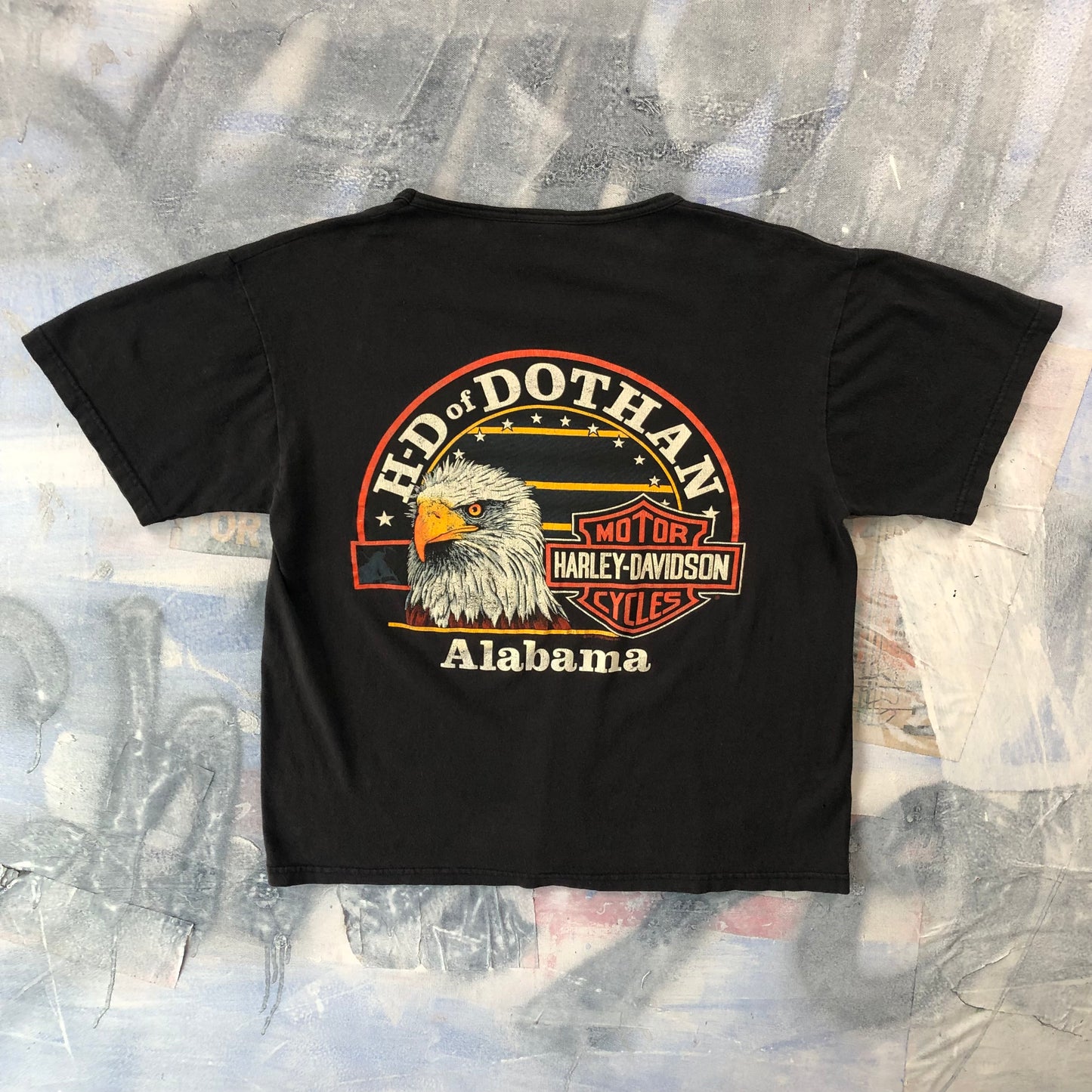 Vintage USA Harley Davidson Motorcycles Dothan Alabama T Shirt M (Womens)