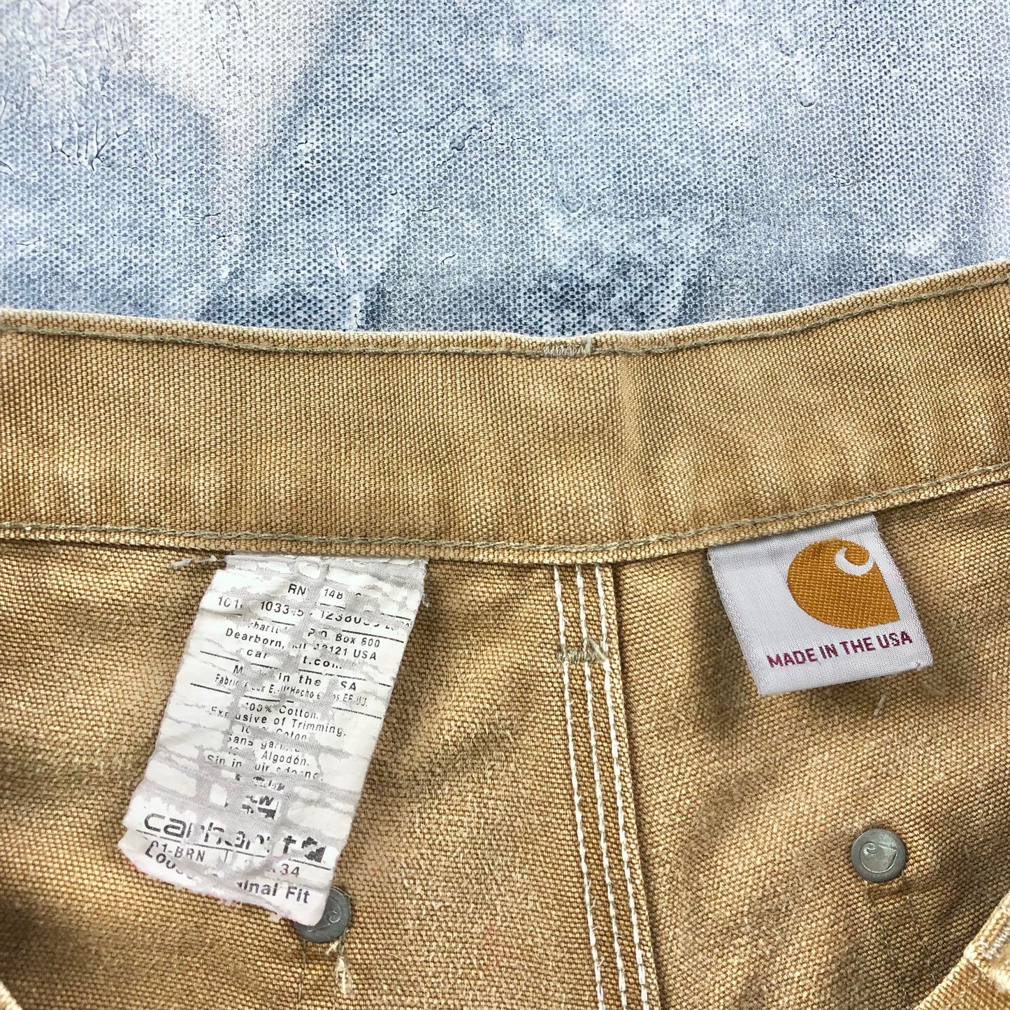 Vintage USA Carhartt Double Knee Carpenter Jean W32