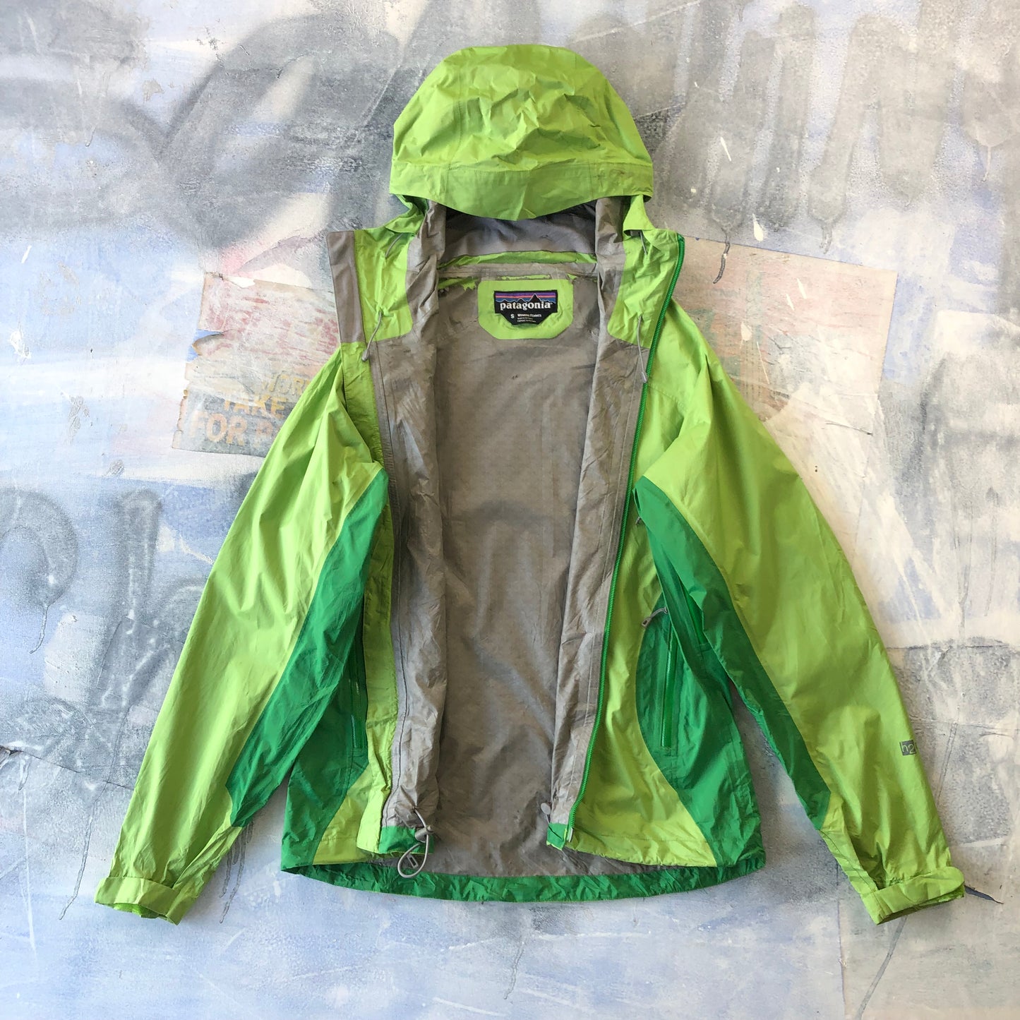 Patagonia H2NO Hooded Rain Zip Jacket S (Womens)