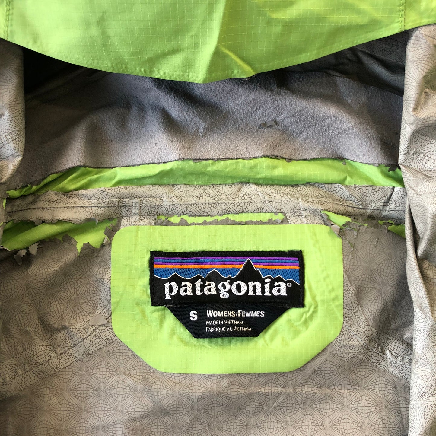 Patagonia H2NO Hooded Rain Zip Jacket S (Womens)