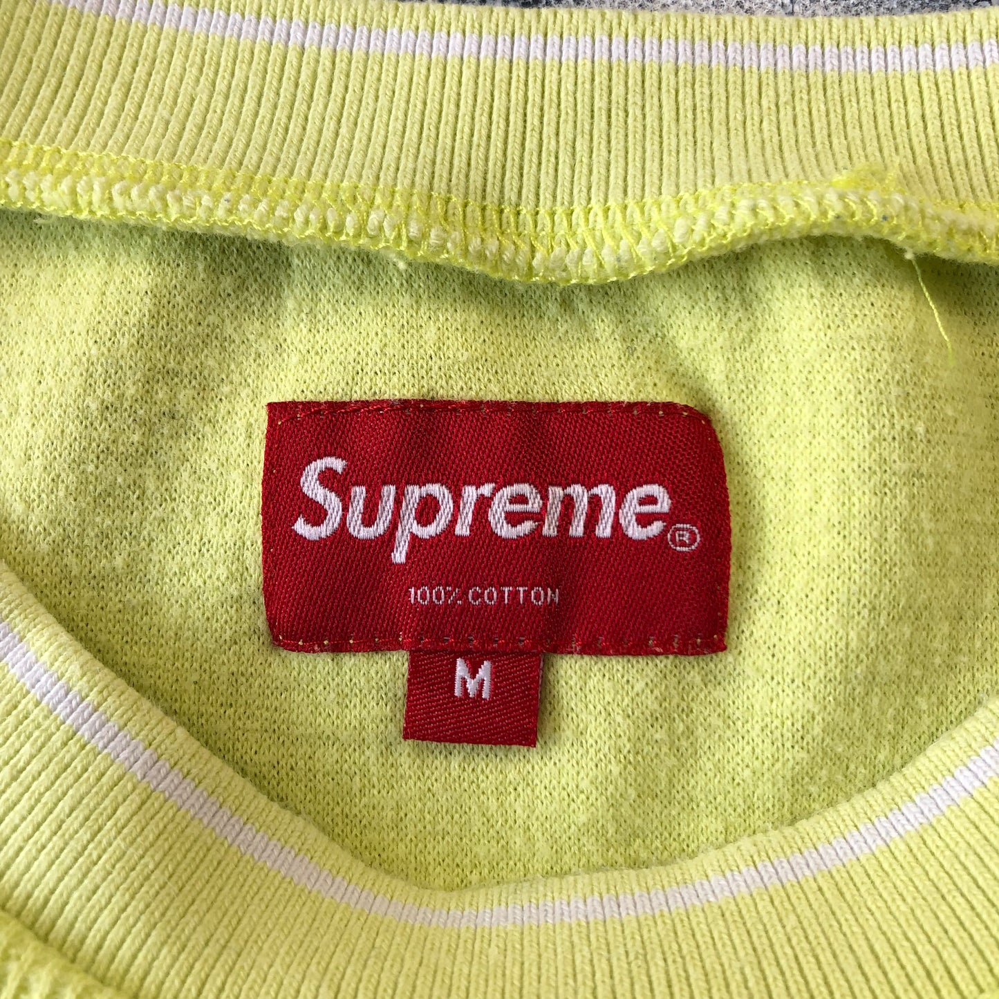 Supreme New York Waffle Knit T Shirt M