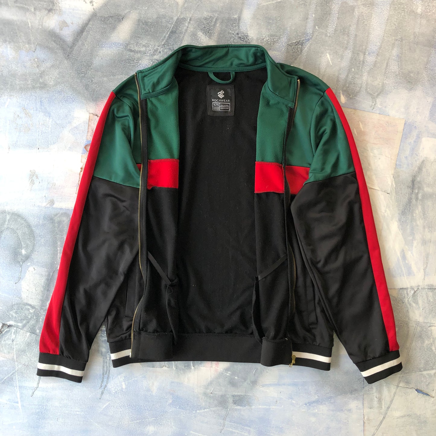 Rocawear Colorblock Track Zip Jacket XL
