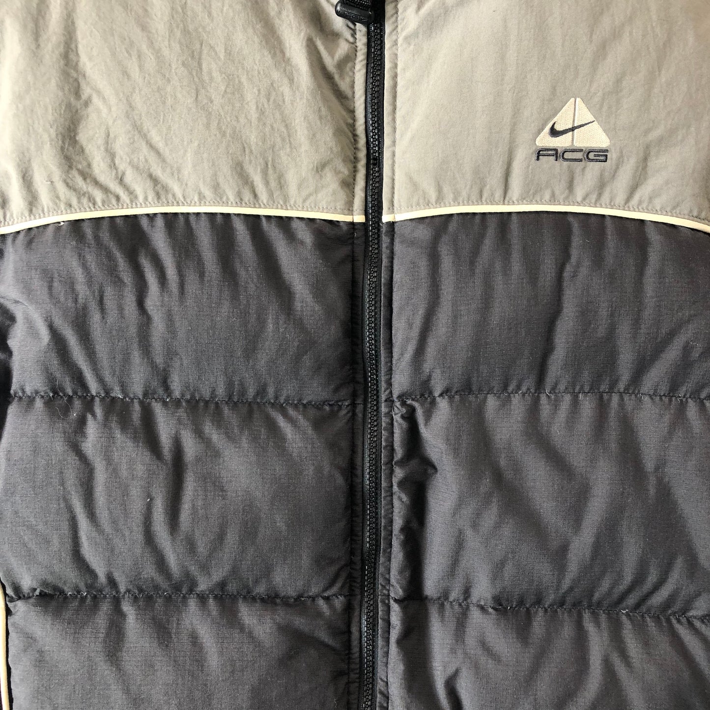 Vintage 90s Nike ACG Thermal Layer 2 Two Tone Down Vest Jacket L