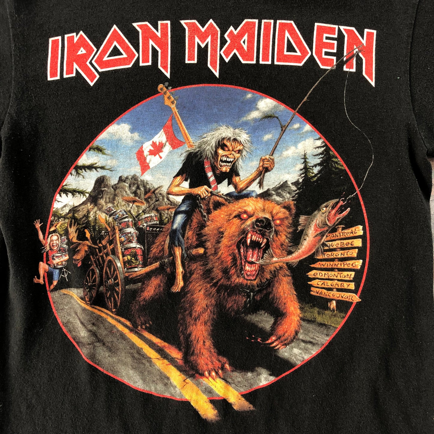 Vintage Iron Maiden Legacy Of The Beast World 2019 Tour T Shirt S