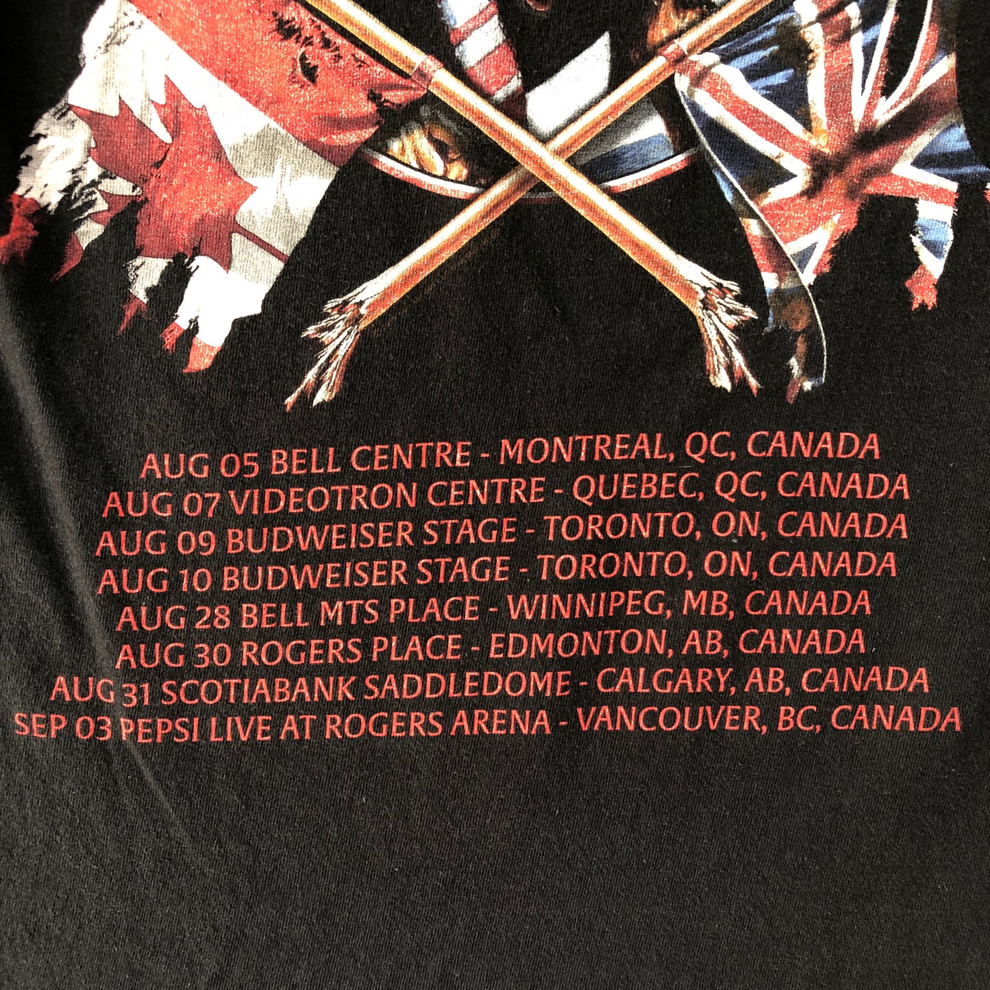Vintage Iron Maiden Legacy Of The Beast World 2019 Tour T Shirt S
