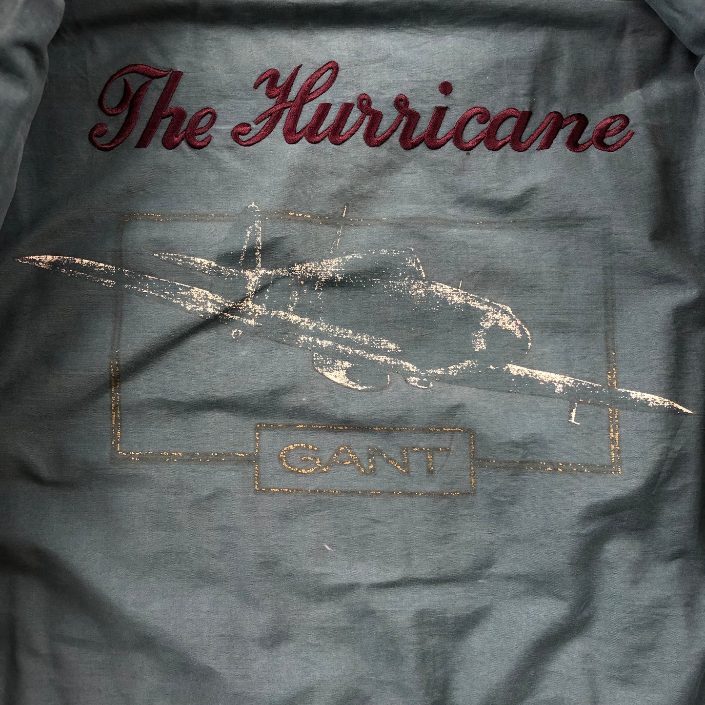 Vintage Gant The Hurricane Aviator Puffer Zip Jacket XL