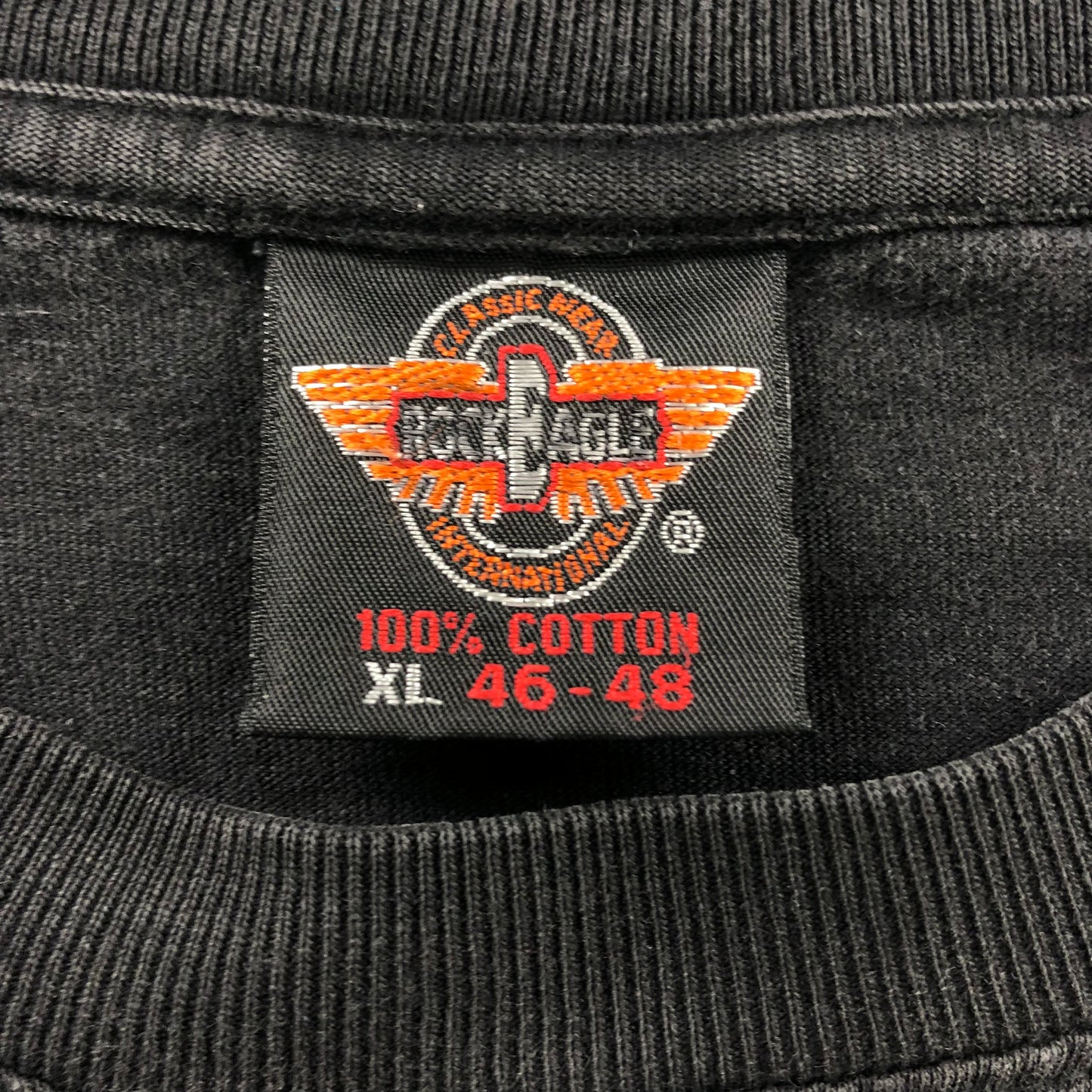 Vintage Y2K Skull Faces Rock Eagle Long Sleeve T Shirt XL