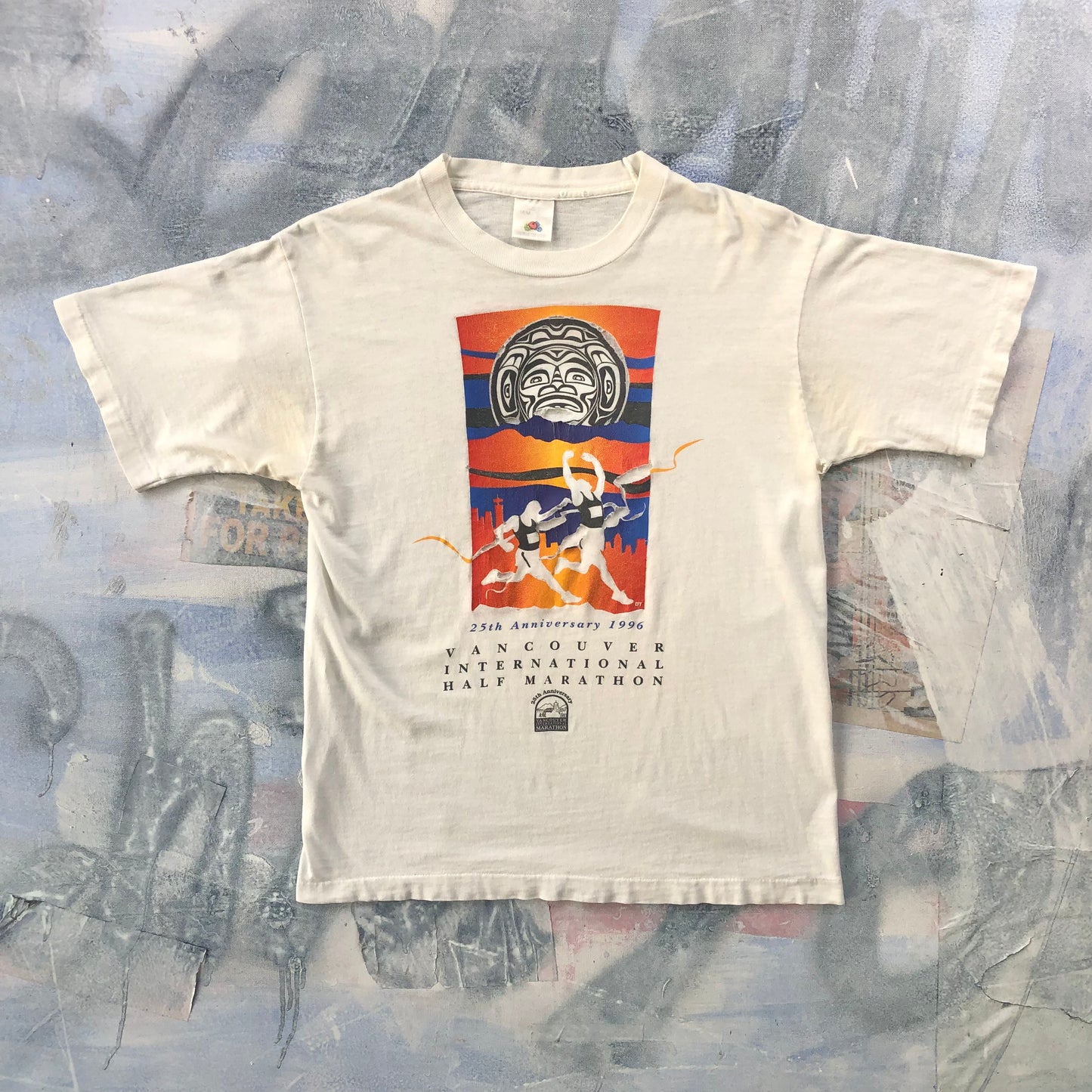 Vintage 1996 Vancouver International Half Marathon T Shirt M