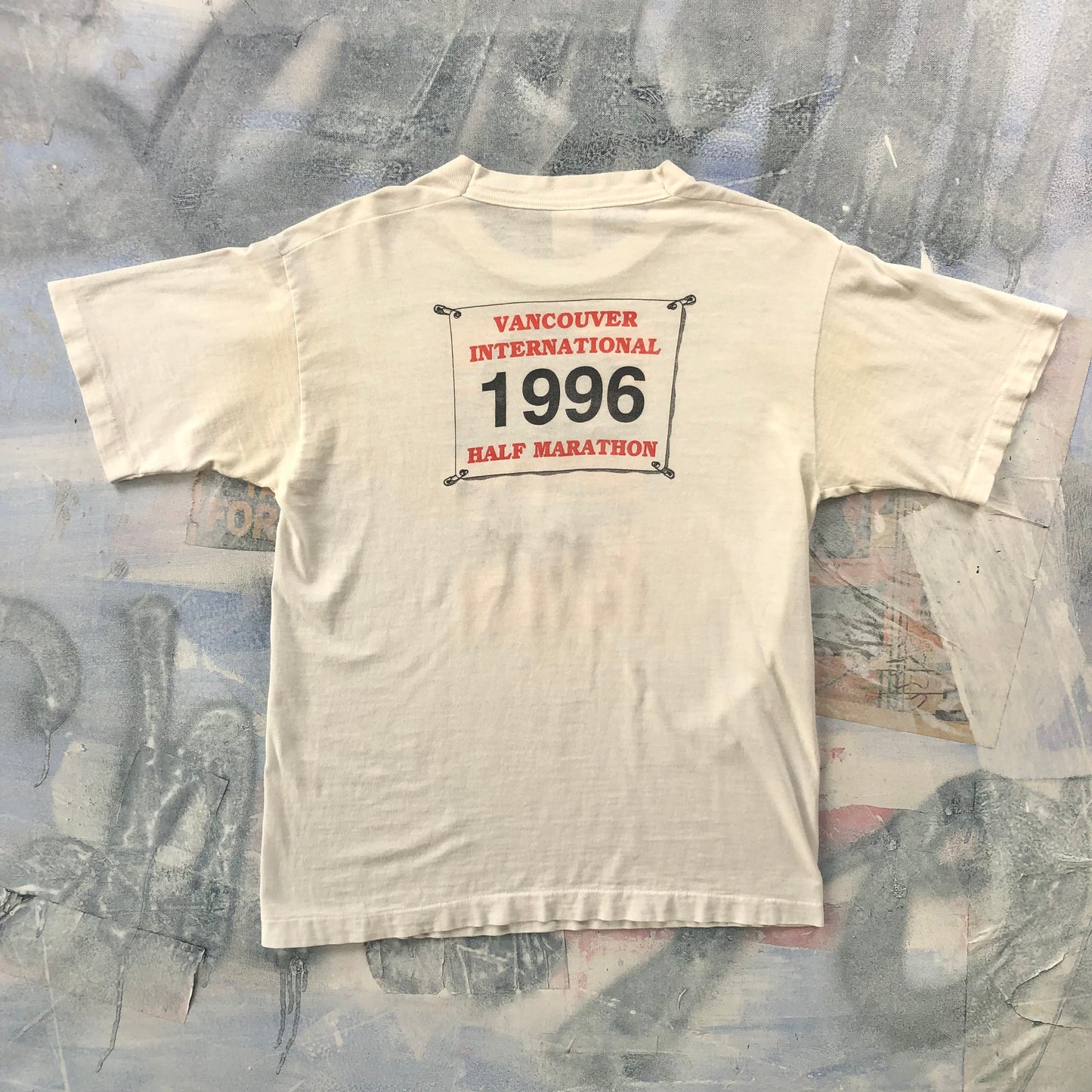Vintage 1996 Vancouver International Half Marathon T Shirt M