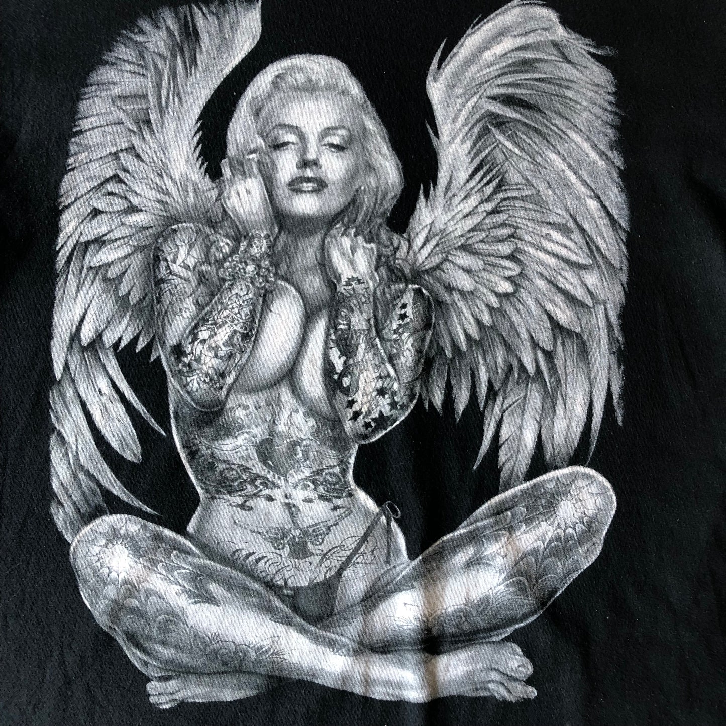 Marilyn Monroe Angel Wings T Shirt XL