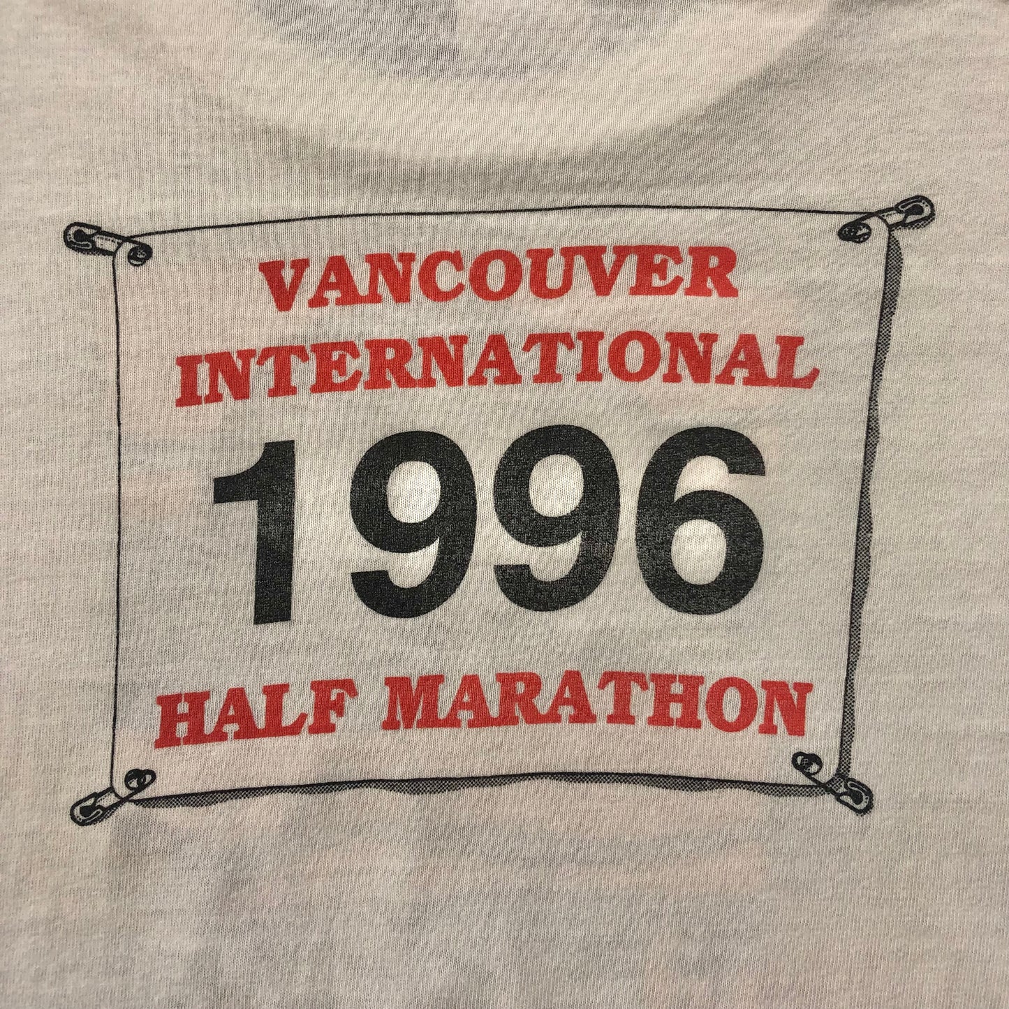Vintage 1996 Vancouver International Half Marathon T Shirt M
