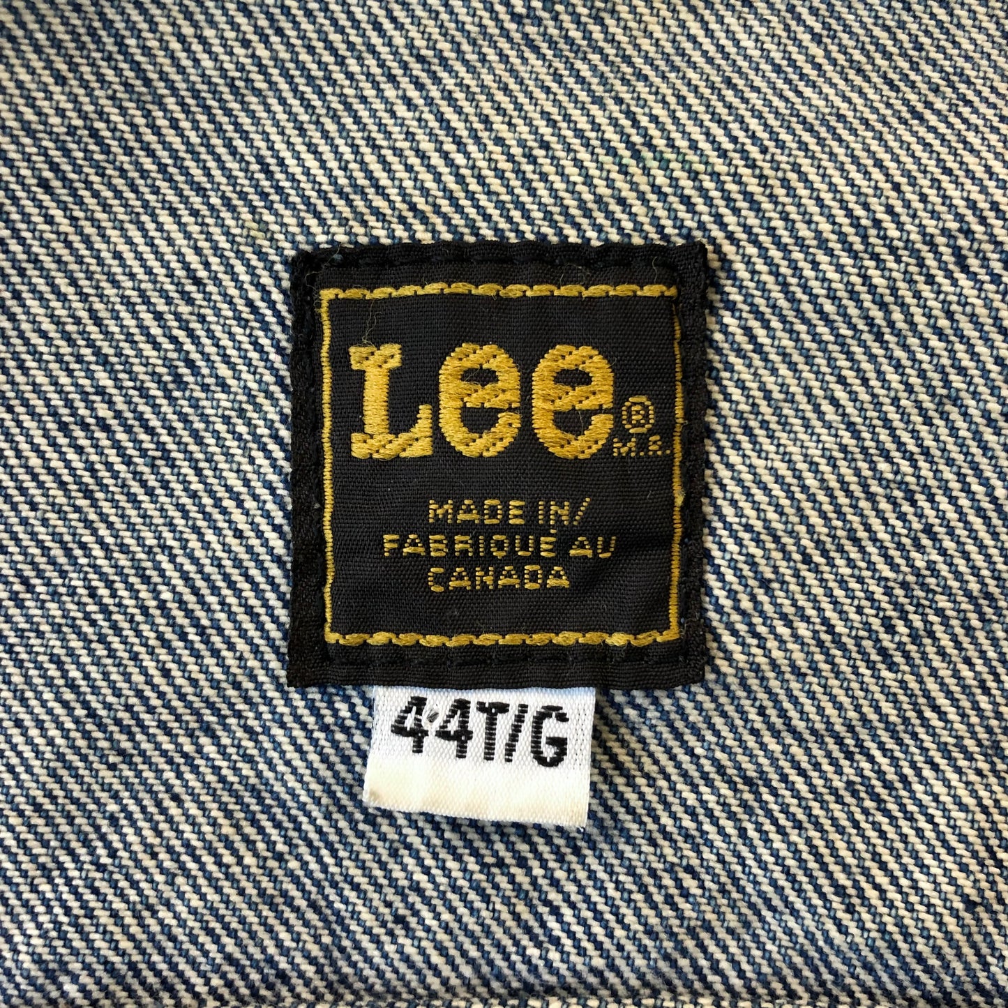 Vintage 80s Lee Button Denim Jacket L