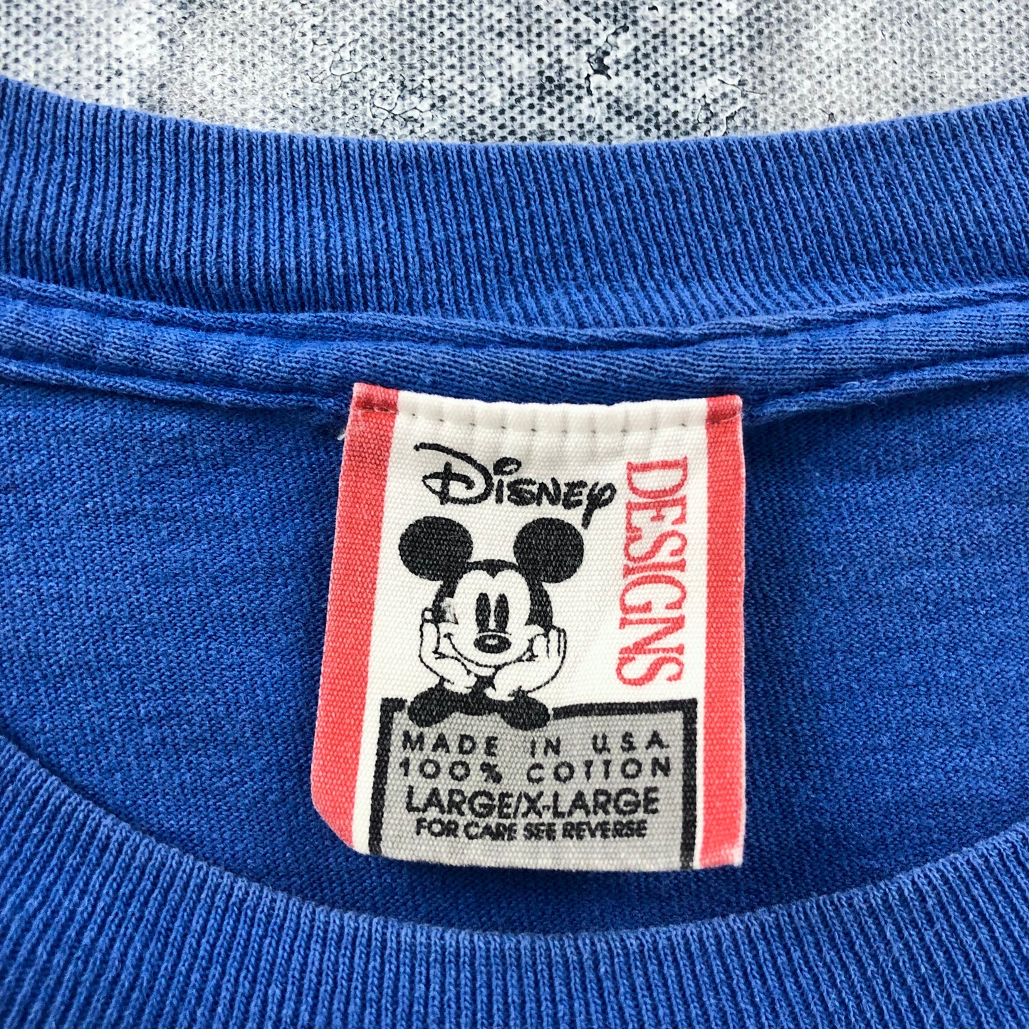 Vintage 90s USA Mickey Mouse In Training Single Stitch T Shirt XL