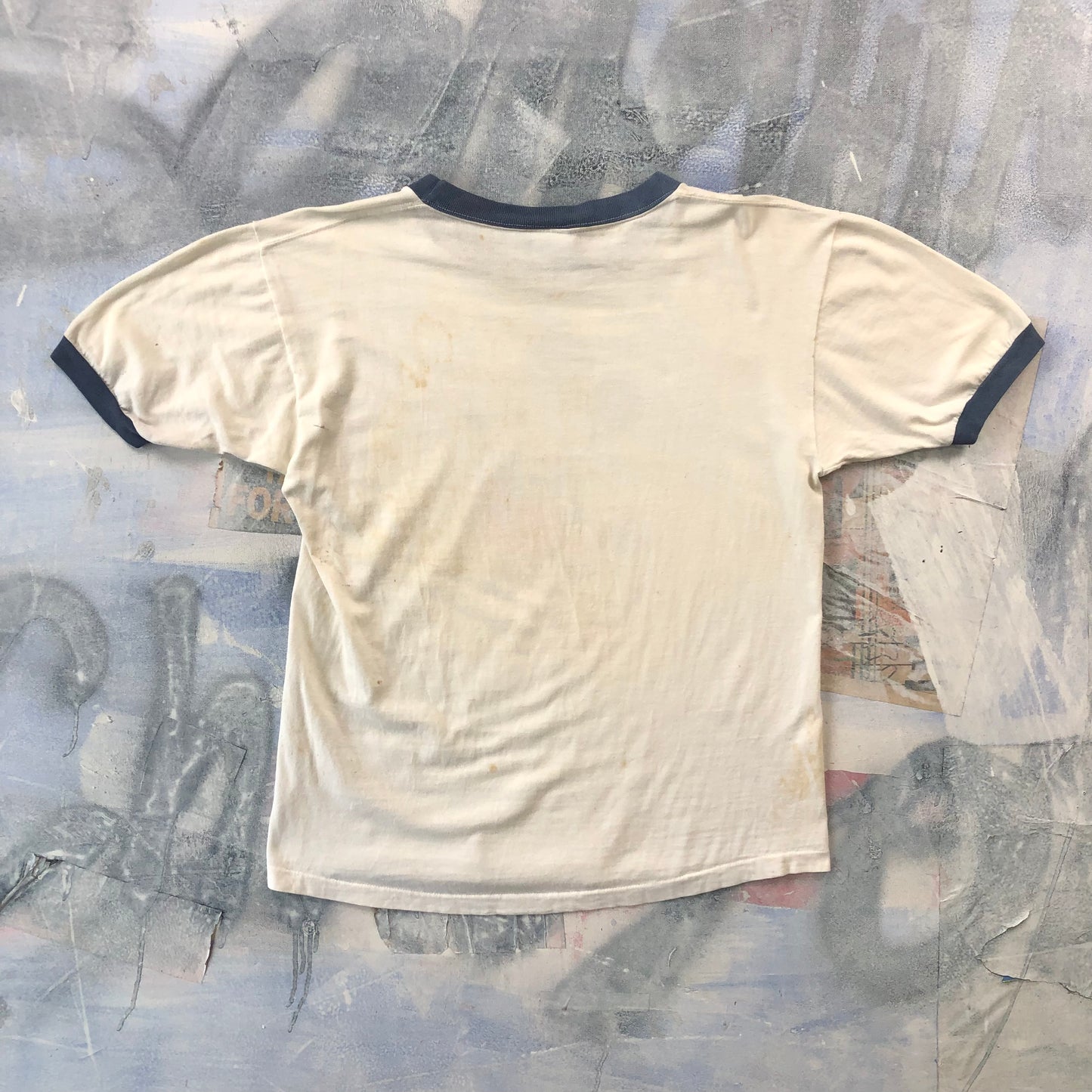 Vintage USA 80s Walt Disney Mickey Mouse Ringer T Shirt XL