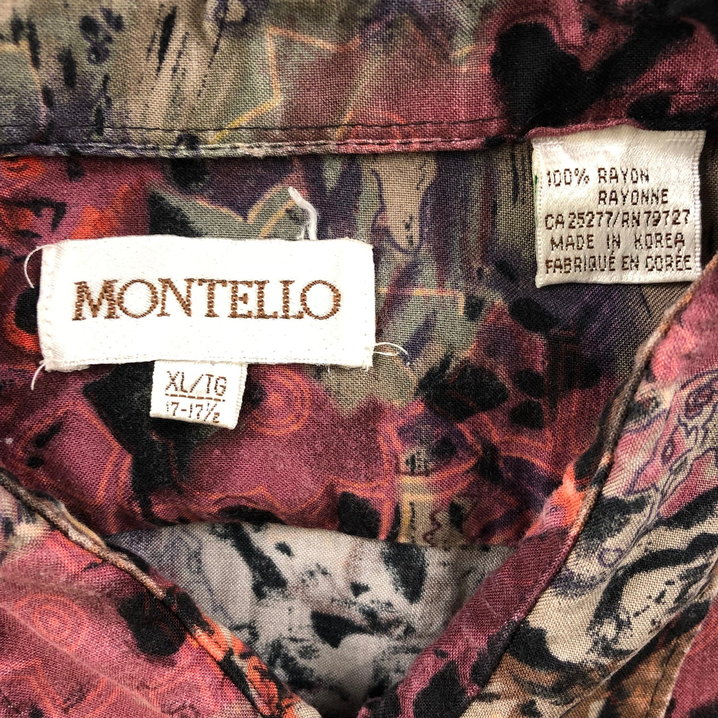 Montello Long Sleeve Button Shirt XL