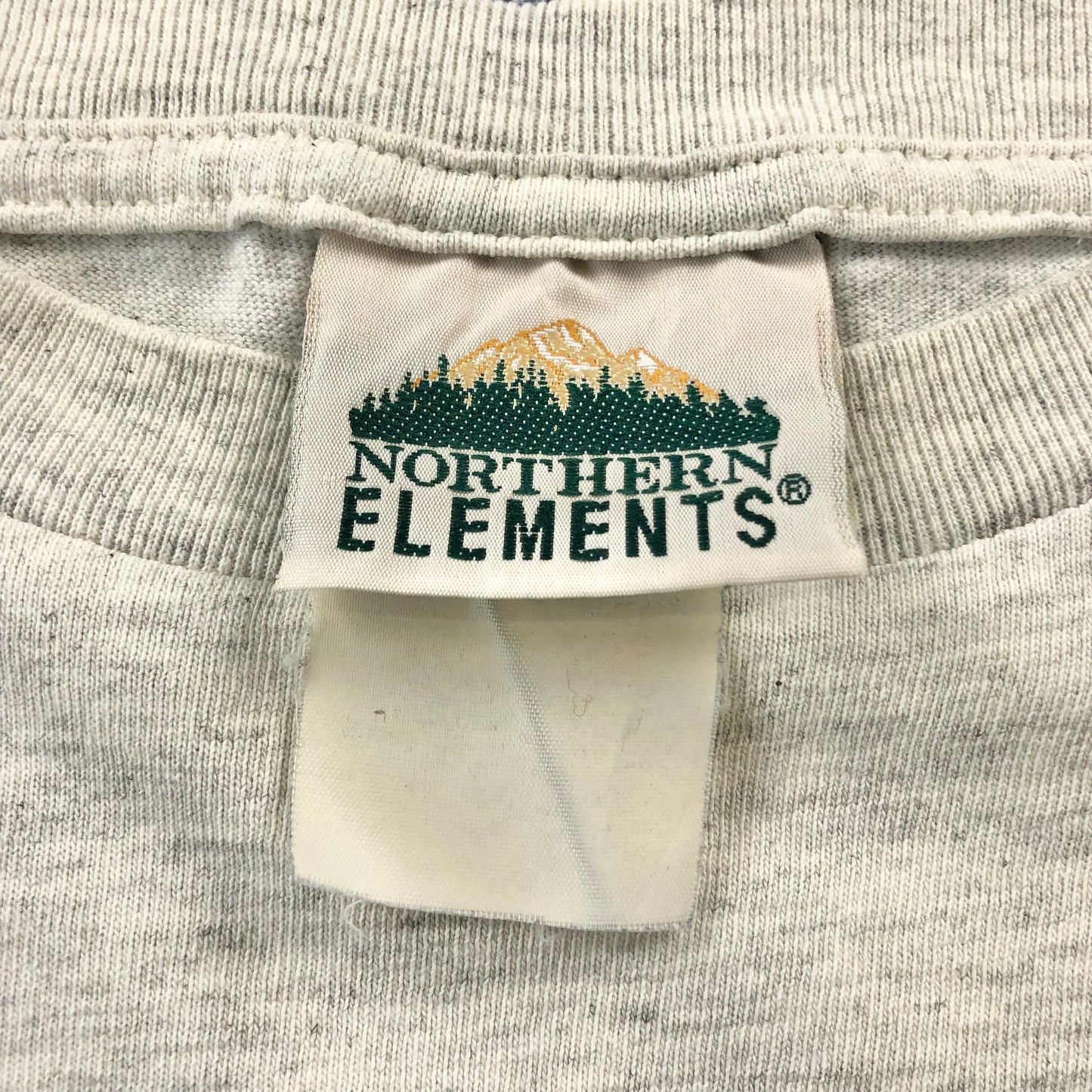 Vintage 90s Northern Elements Campground Eagle Bear Wolf T Shirt XL