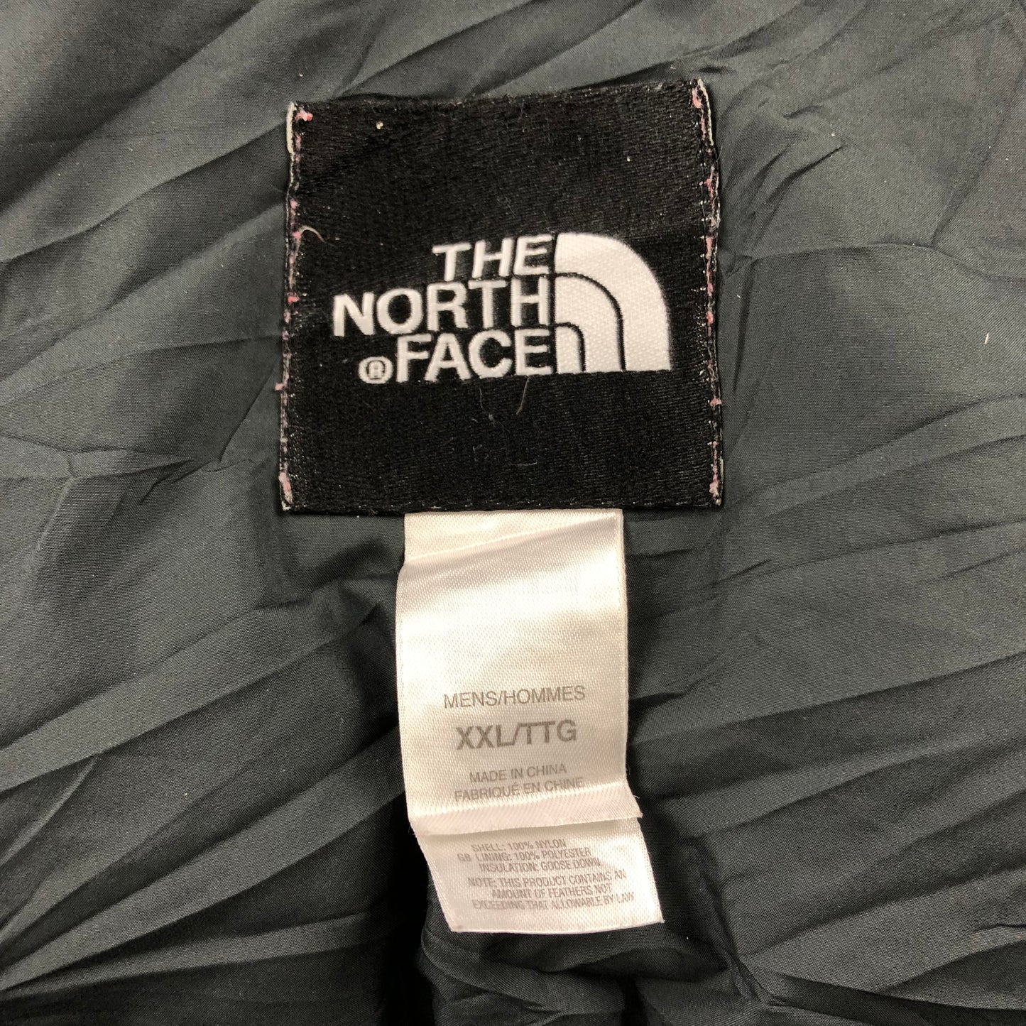 Vintage The North Face 700 Nupste Down Zip Hooded Jacket XXL